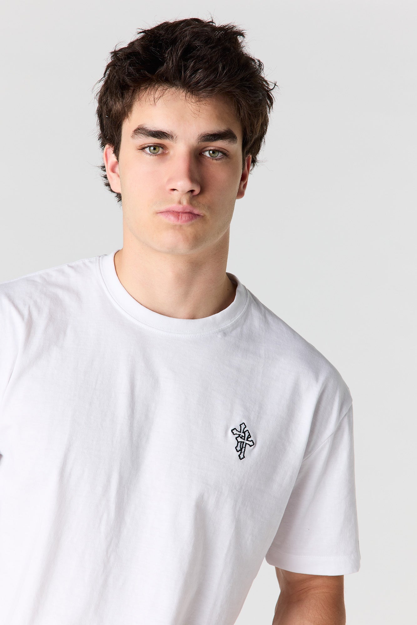 Embroidered Boxy T-Shirt