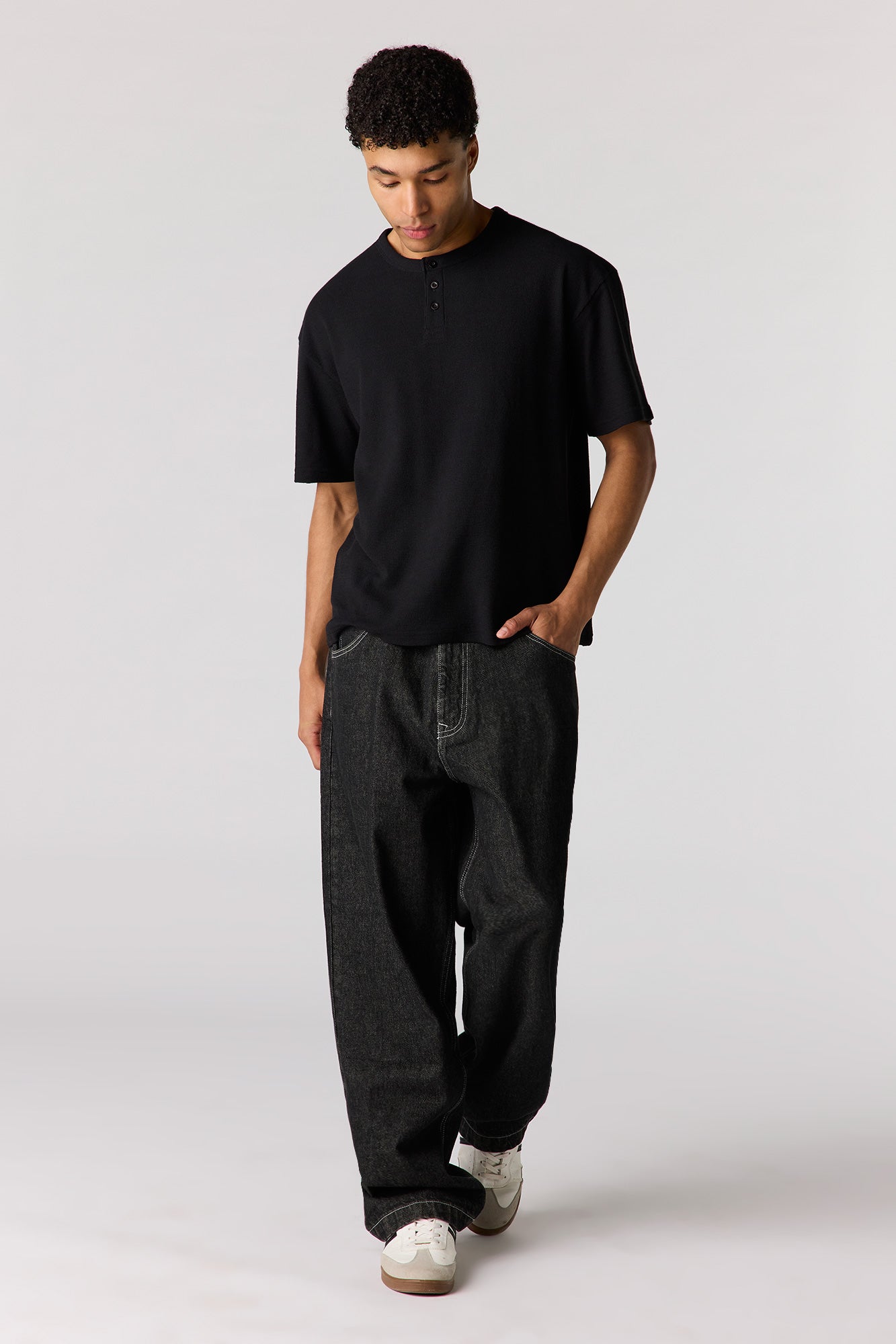 Knit Henley T-Shirt