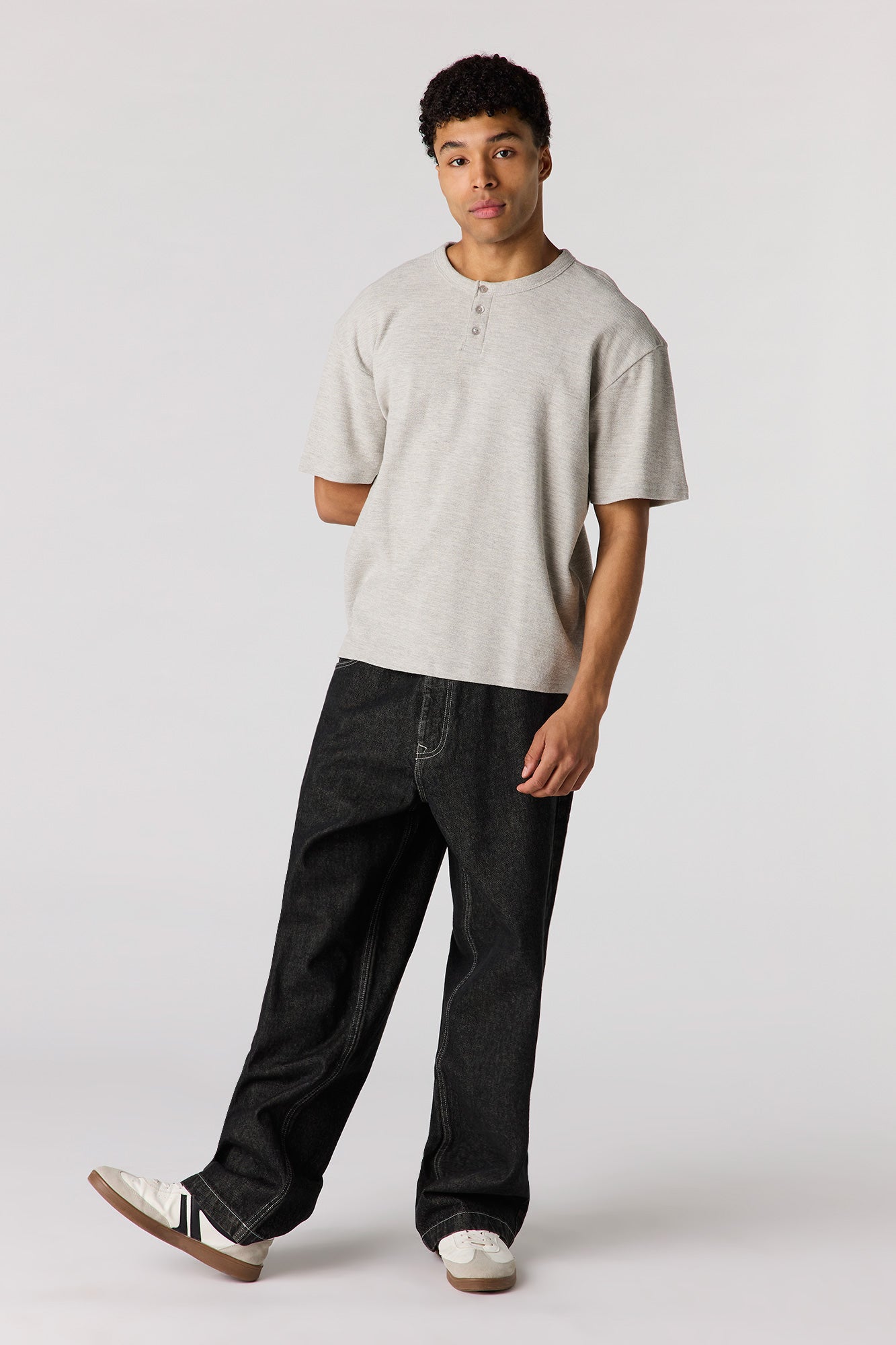 Knit Henley T-Shirt