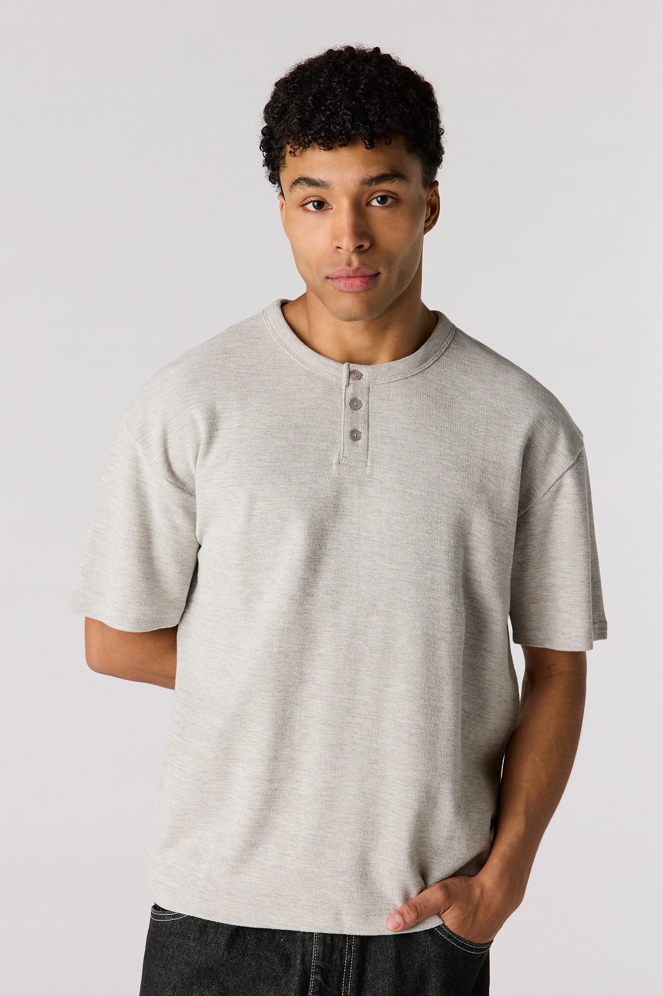 Knit Henley T-Shirt