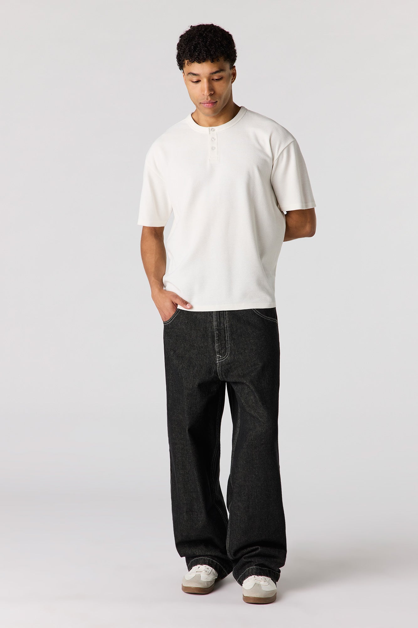 Knit Henley T-Shirt