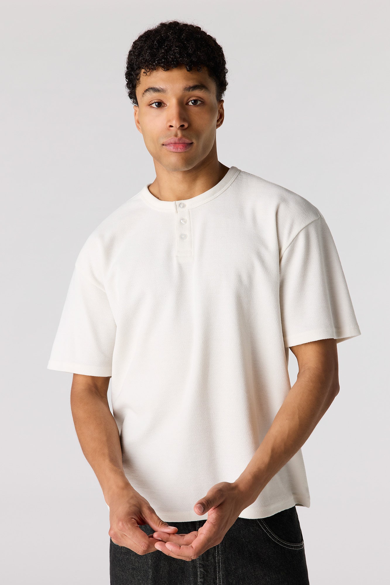 Knit Henley T-Shirt