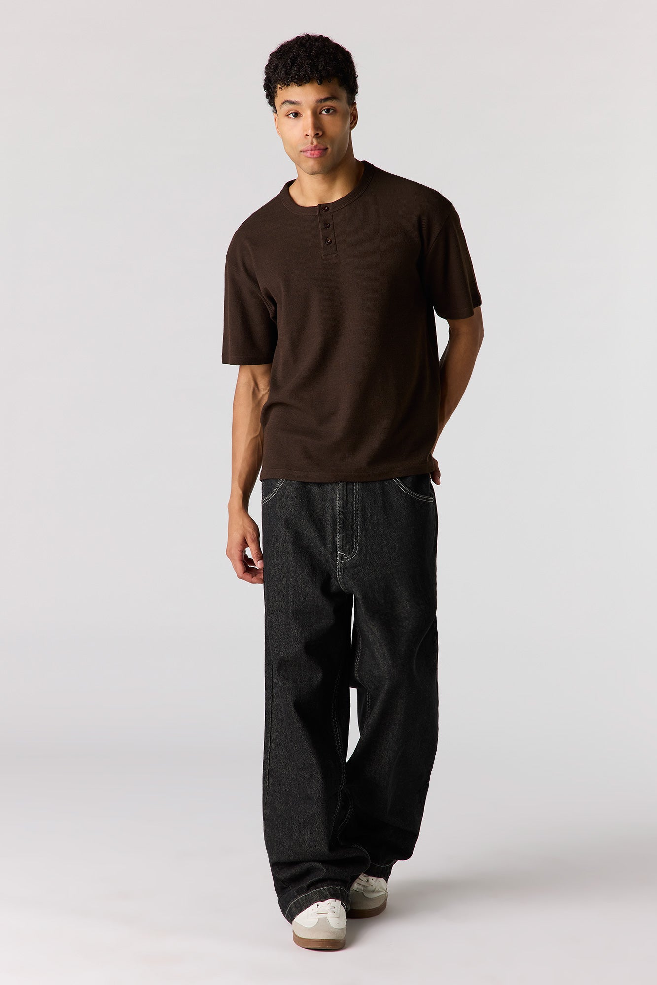 Knit Henley T-Shirt