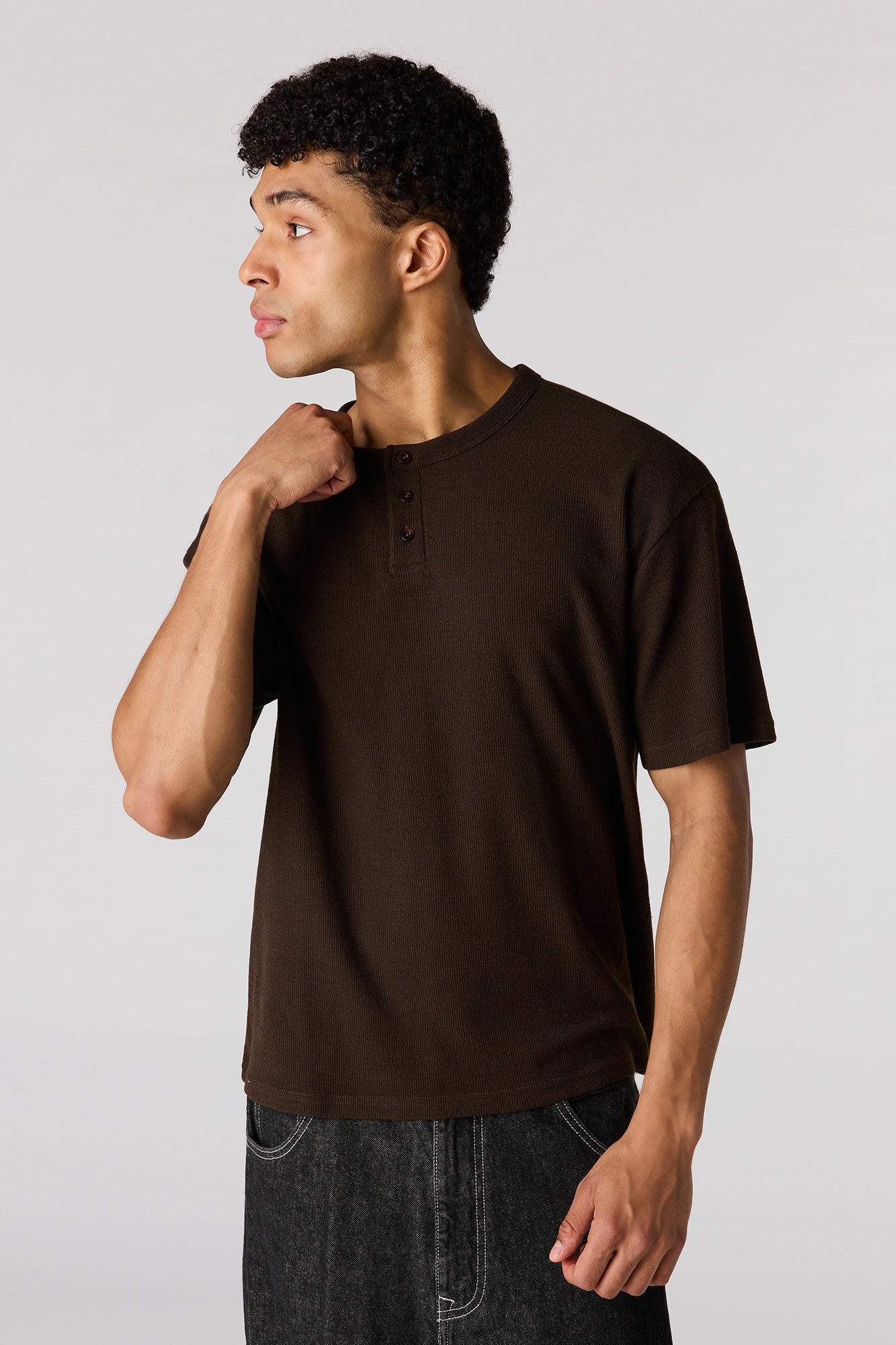 Knit Henley T-Shirt