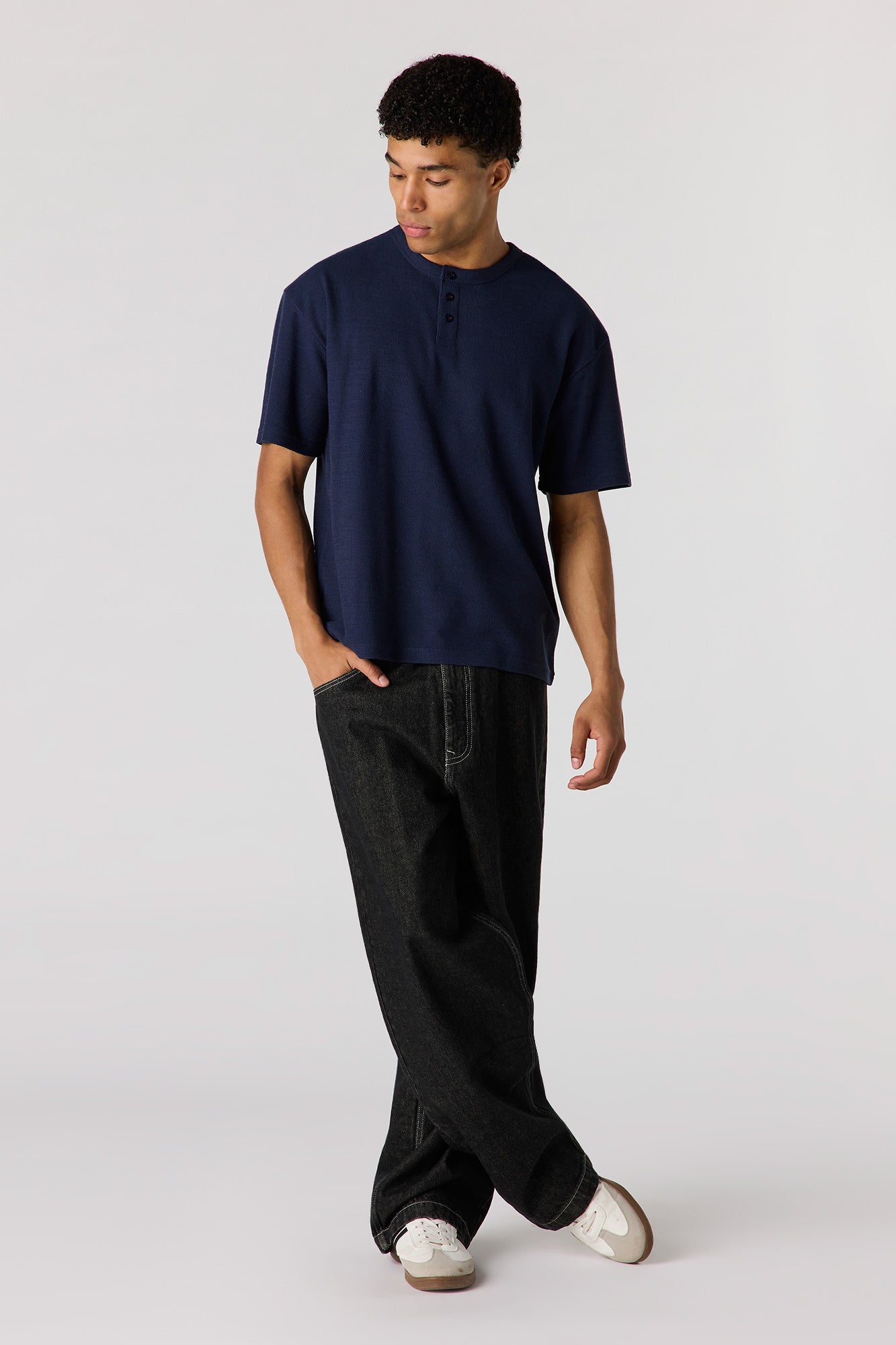 Knit Henley T-Shirt