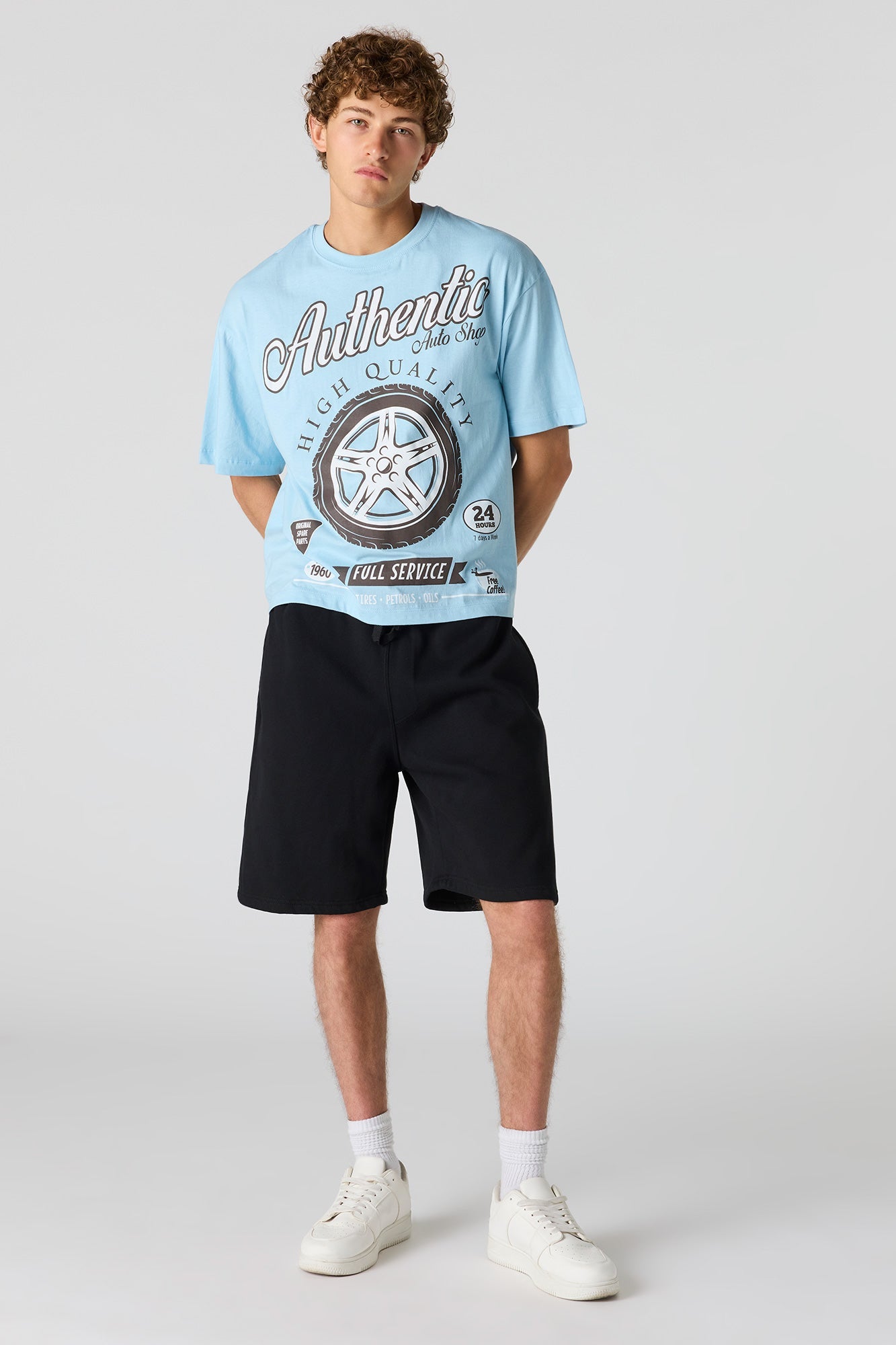 Auto Shop Graphic Boxy T-Shirt