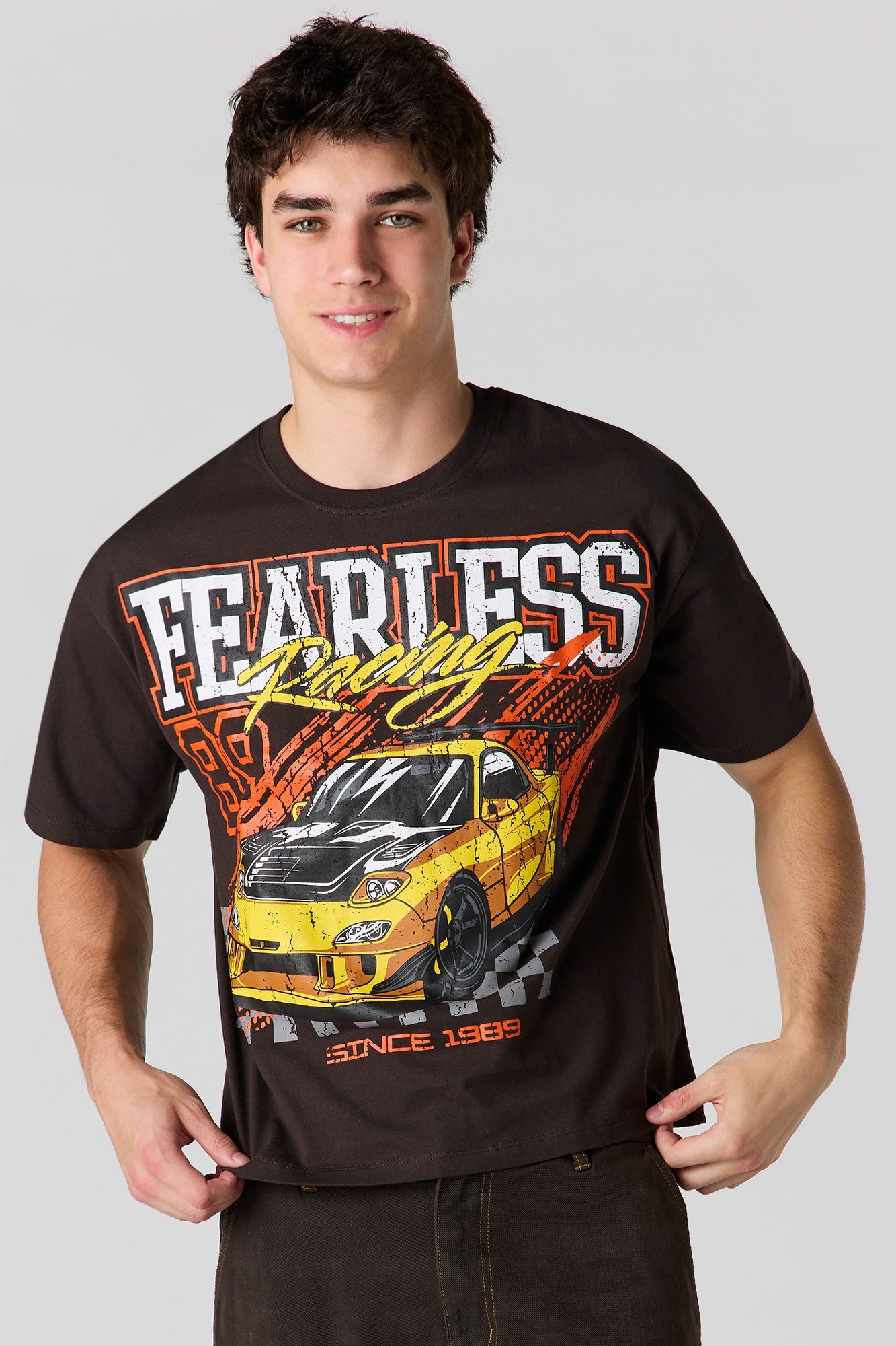 Fearless Racing Graphic Boxy T-Shirt