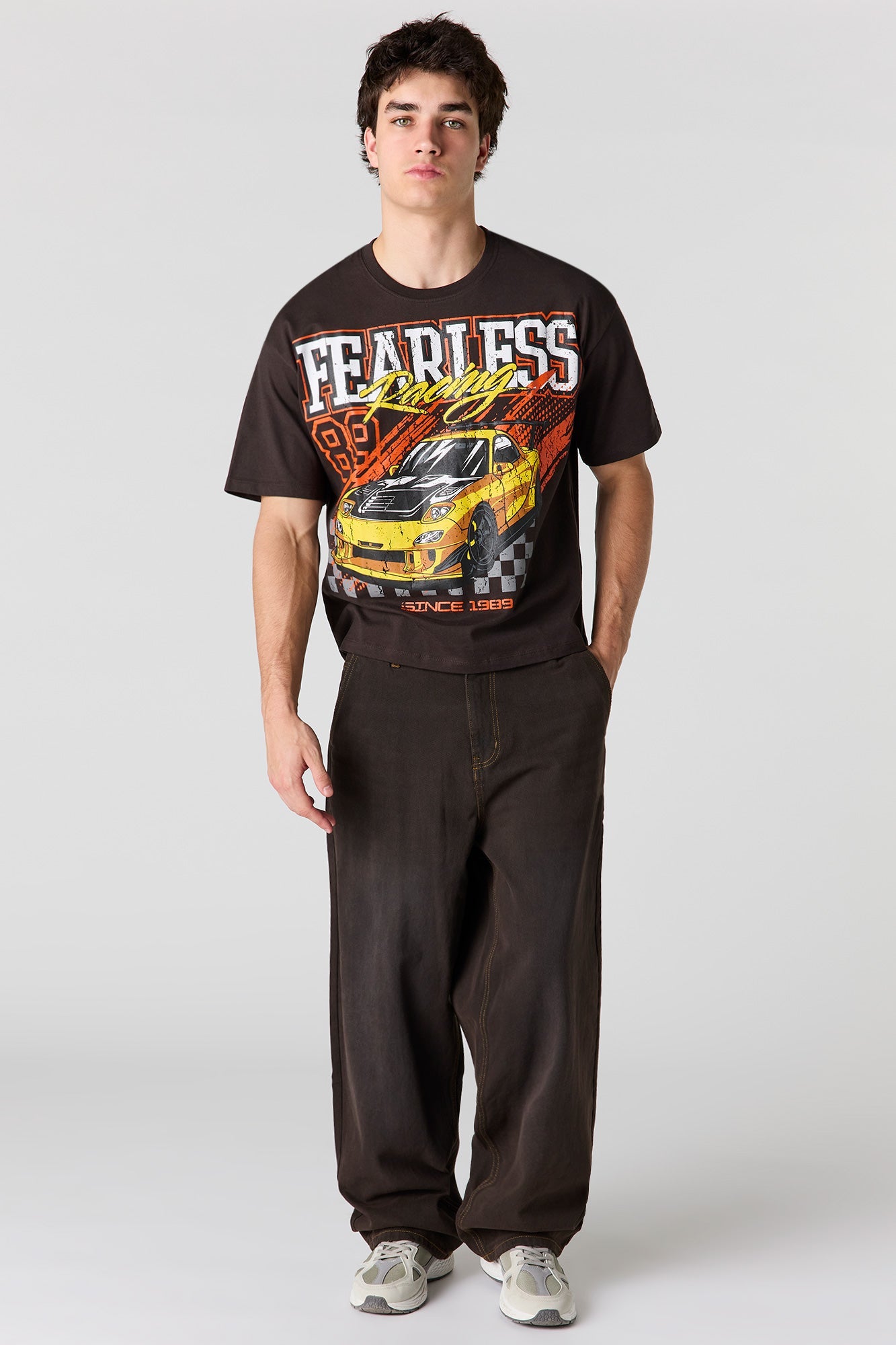 Fearless Racing Graphic Boxy T-Shirt