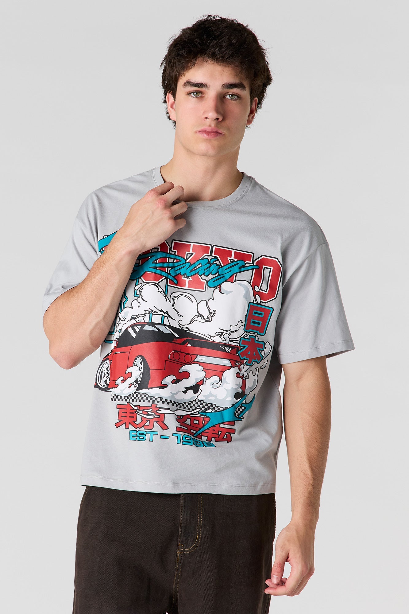 Fearless Racing Graphic Boxy T-Shirt