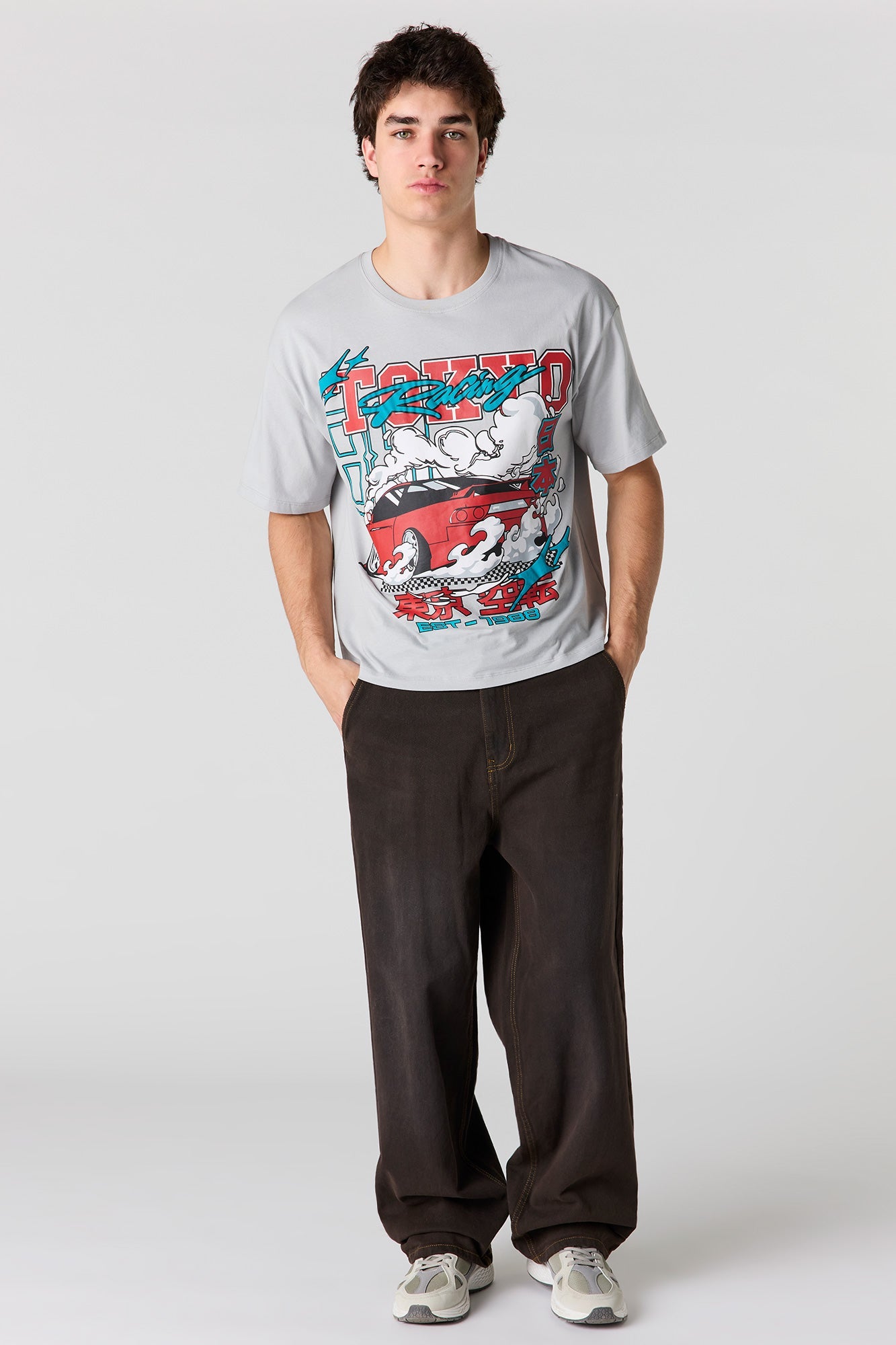 Fearless Racing Graphic Boxy T-Shirt