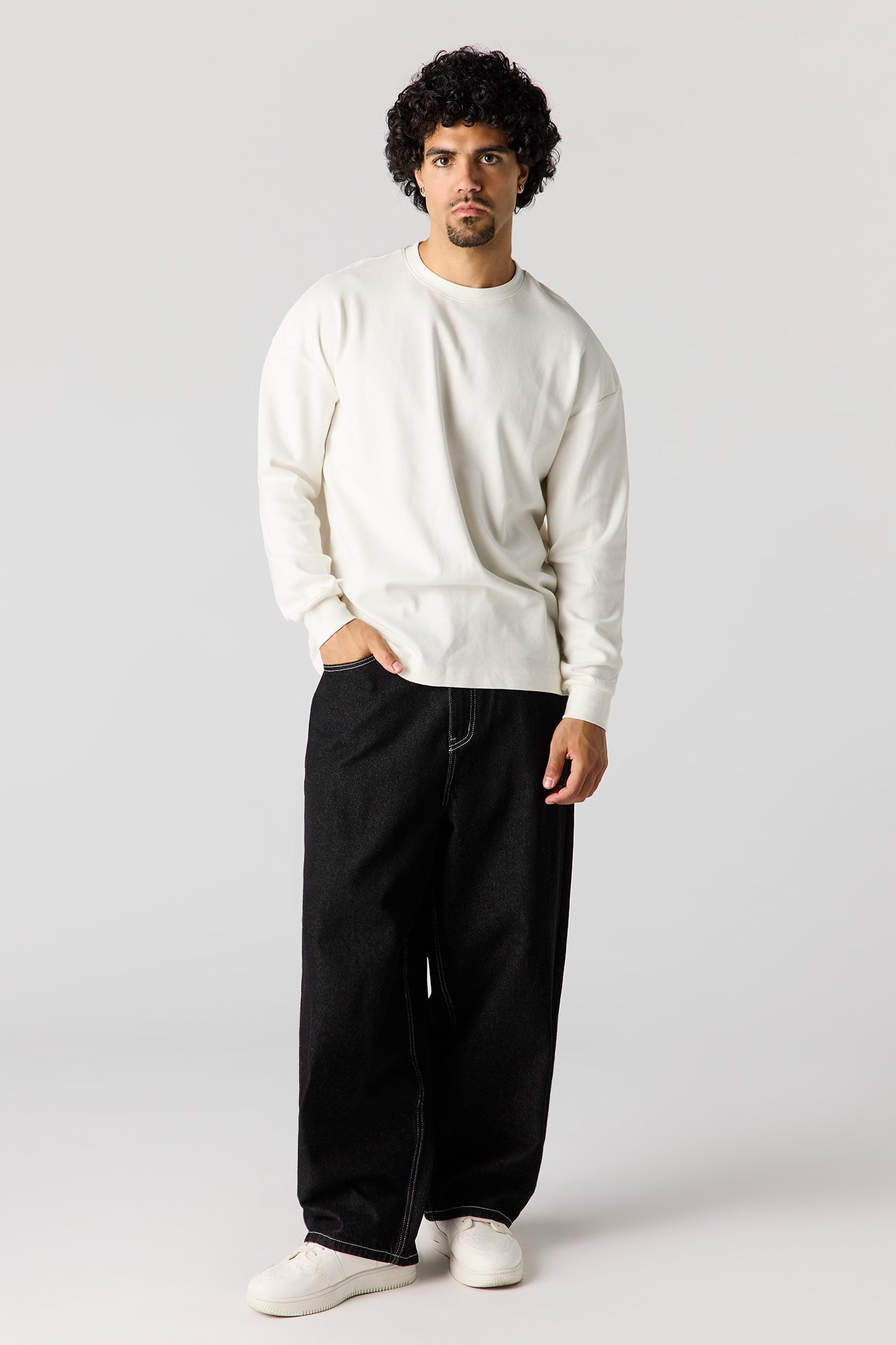 Oversized Heavyweight Long Sleeve Top