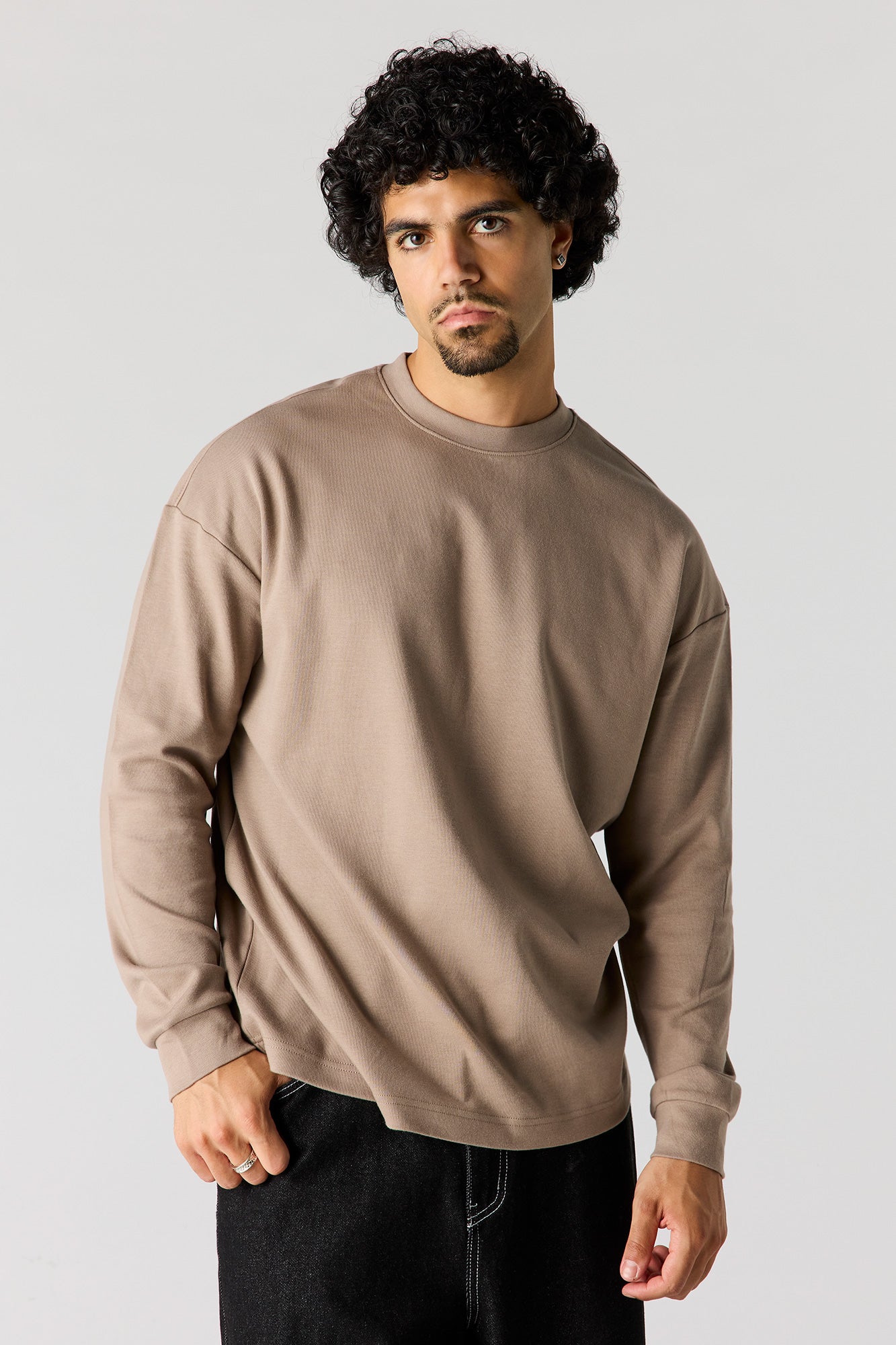 Oversized Heavyweight Long Sleeve Top