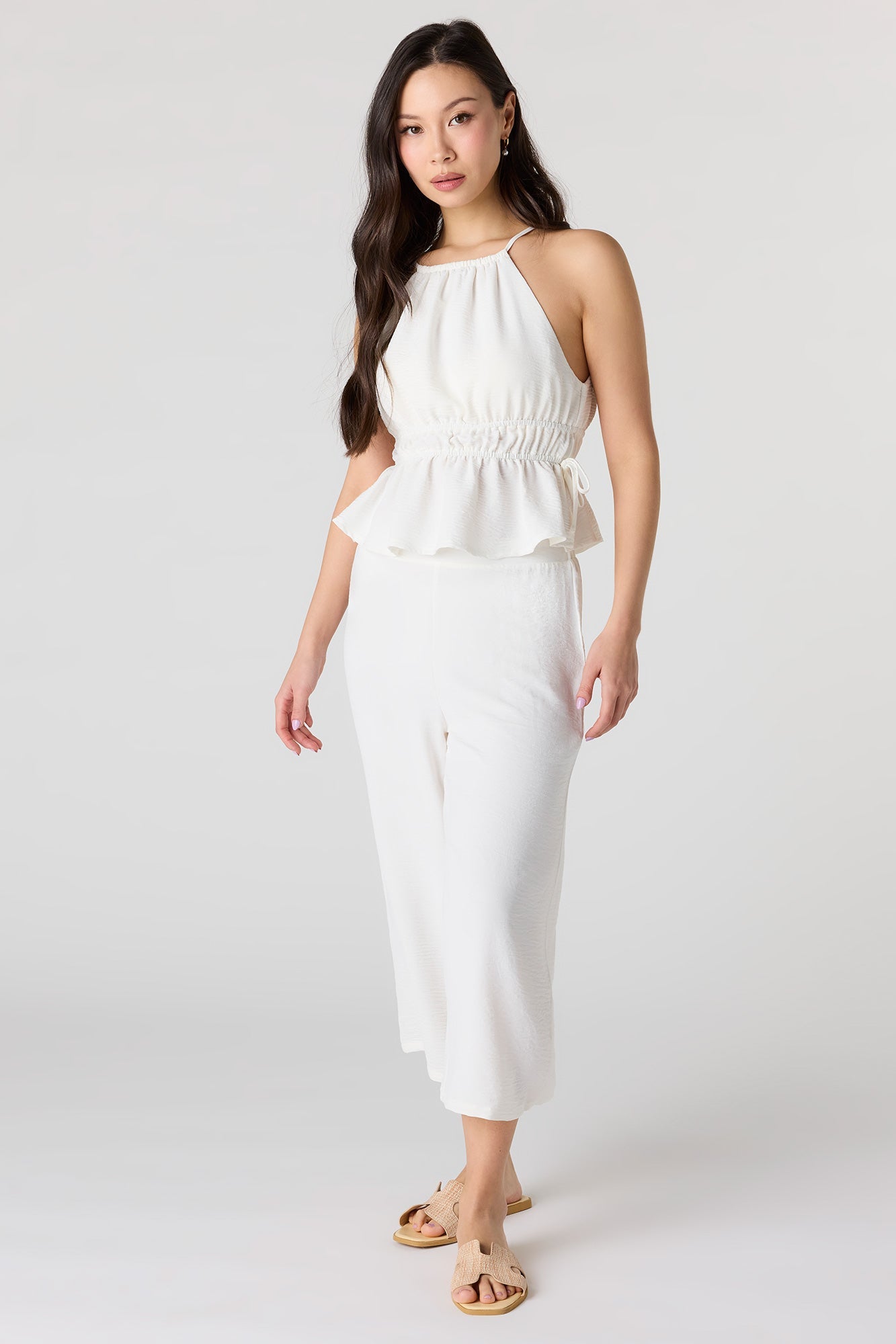 High Neck Babydoll Tank