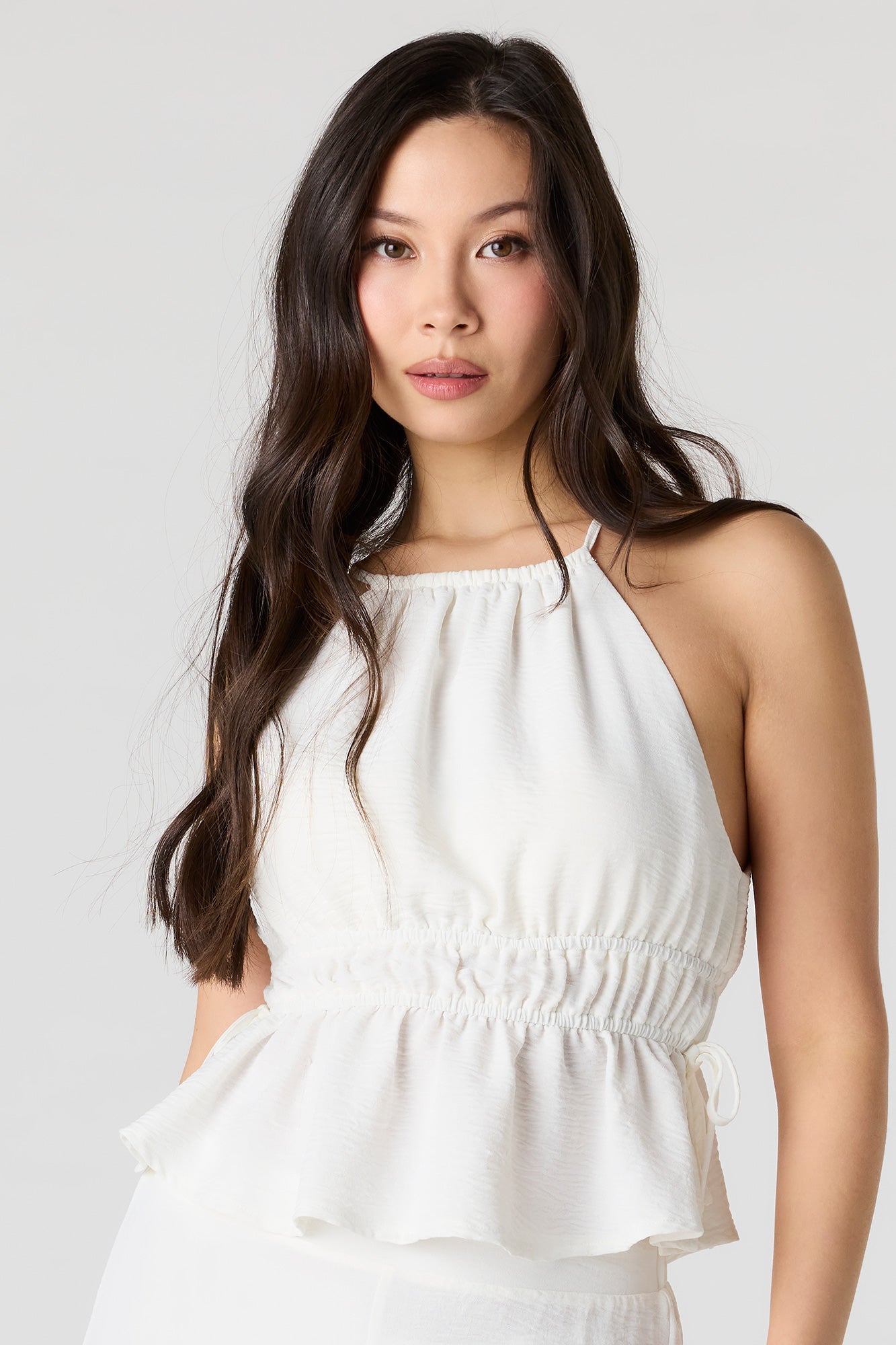 High Neck Babydoll Tank