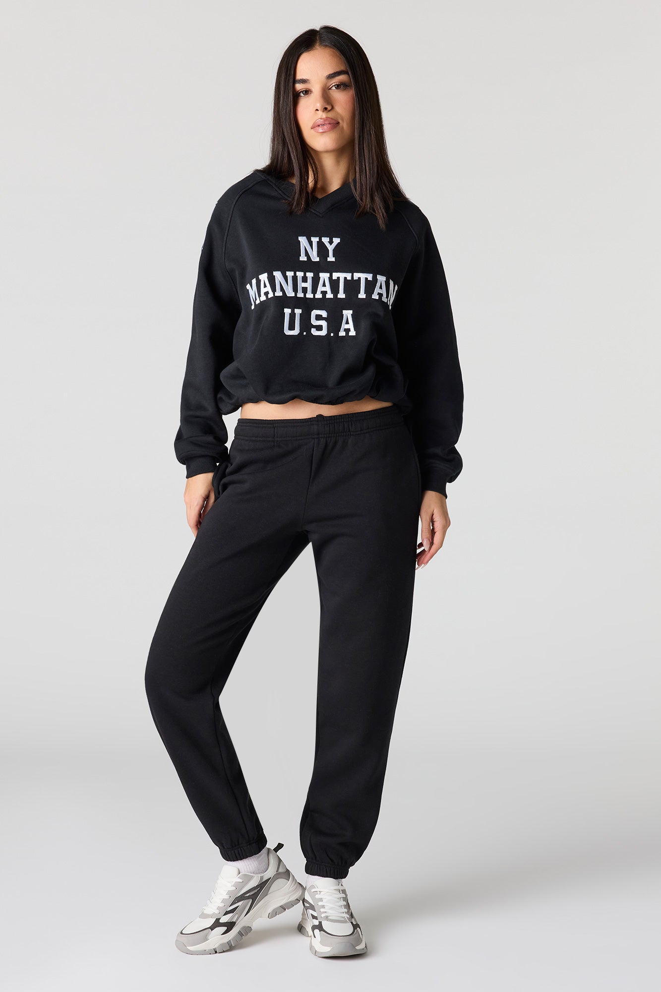 Destination V-Neck Fleece Sweatshirt