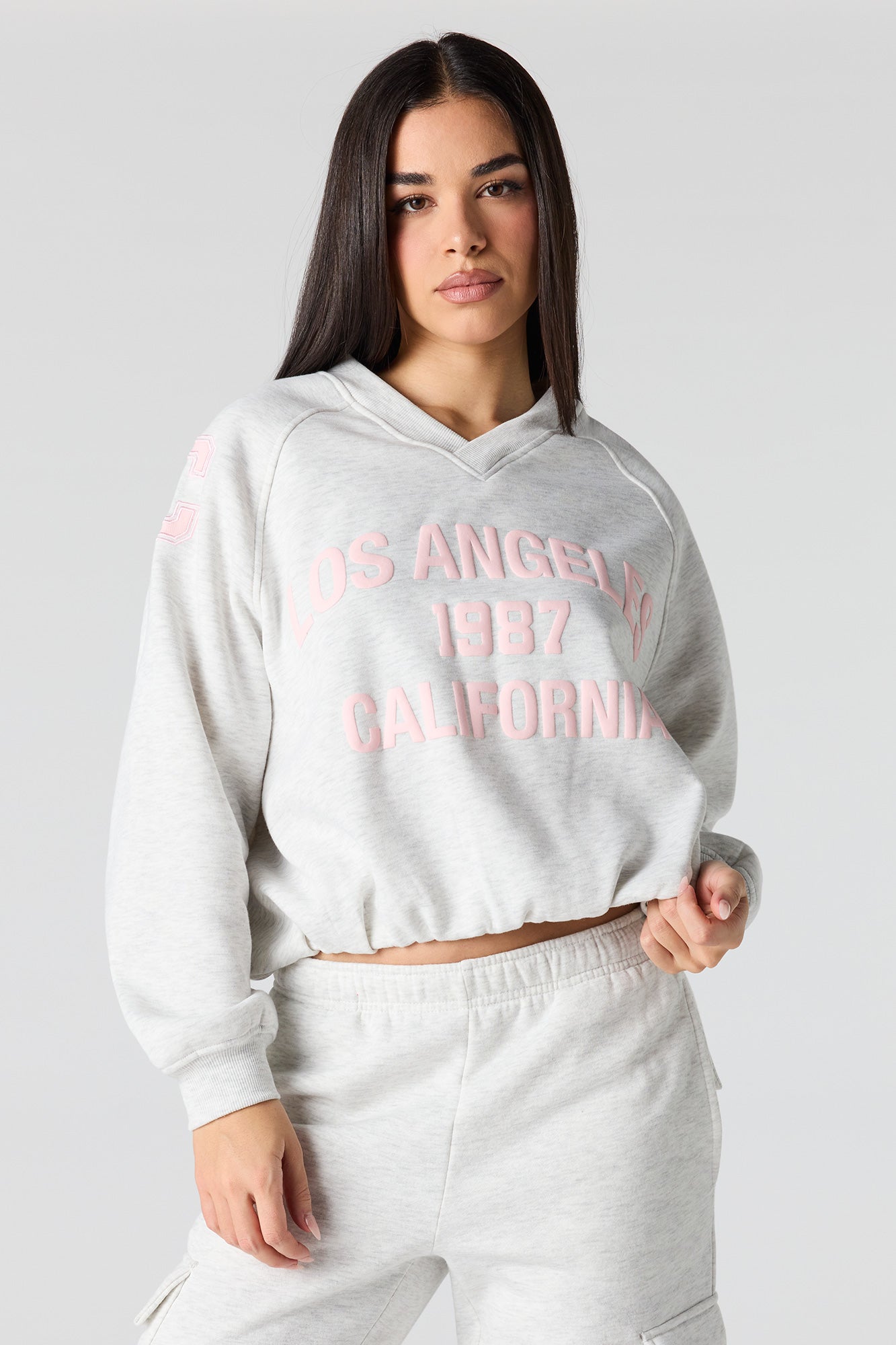 Destination V-Neck Fleece Sweatshirt
