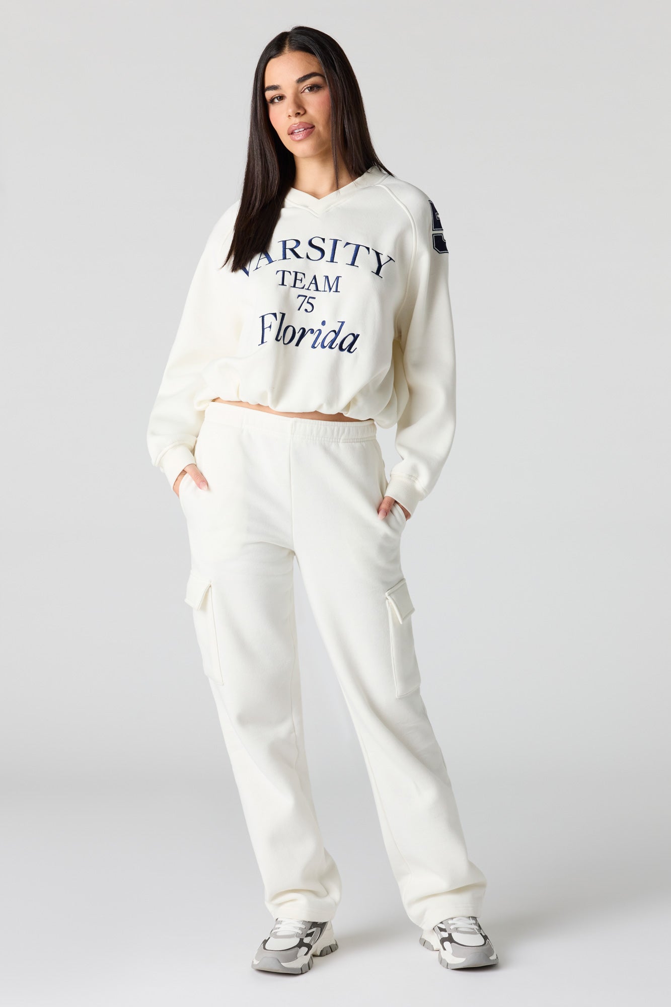 Destination V-Neck Fleece Sweatshirt