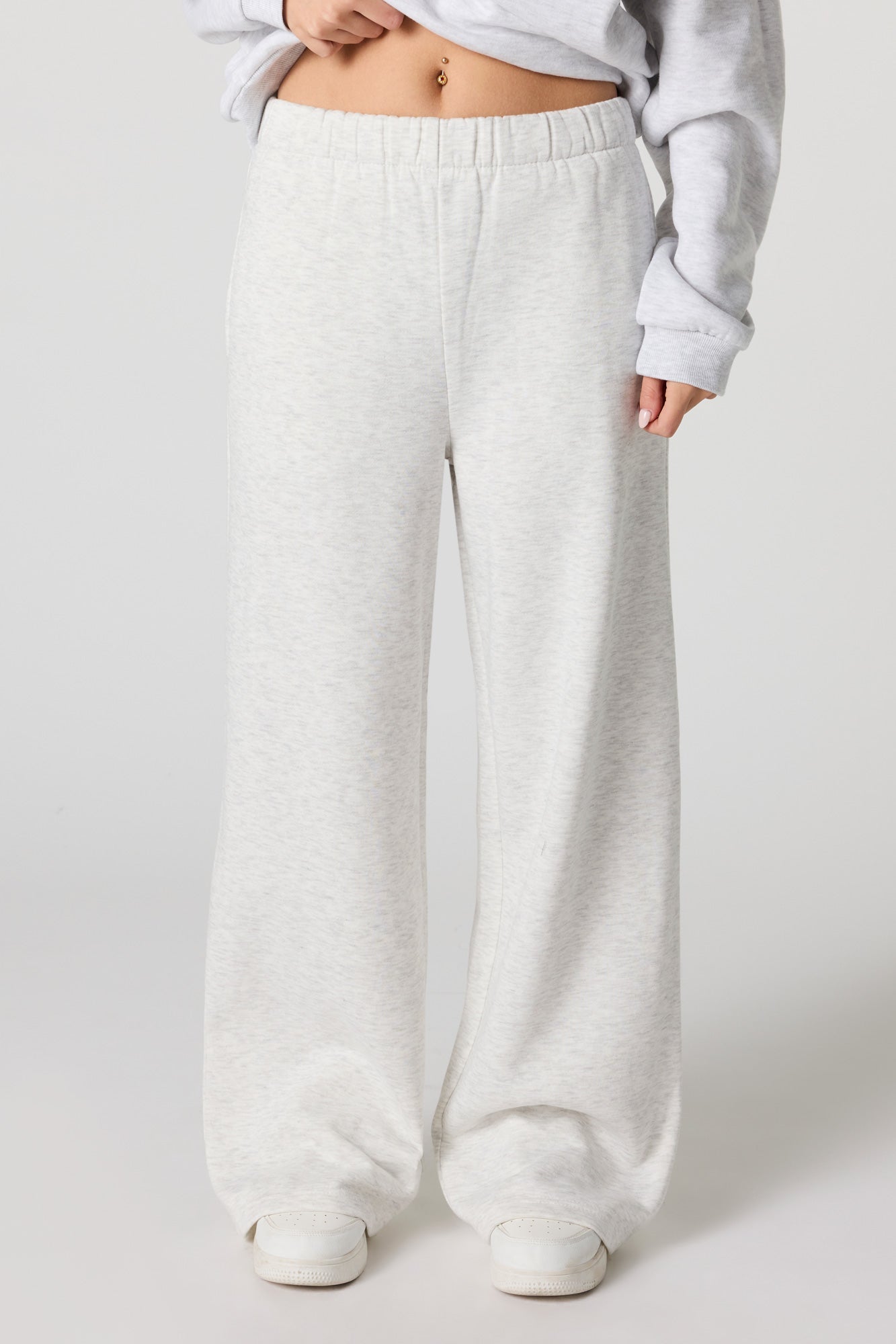 Wide Leg Fleece Sweatpant