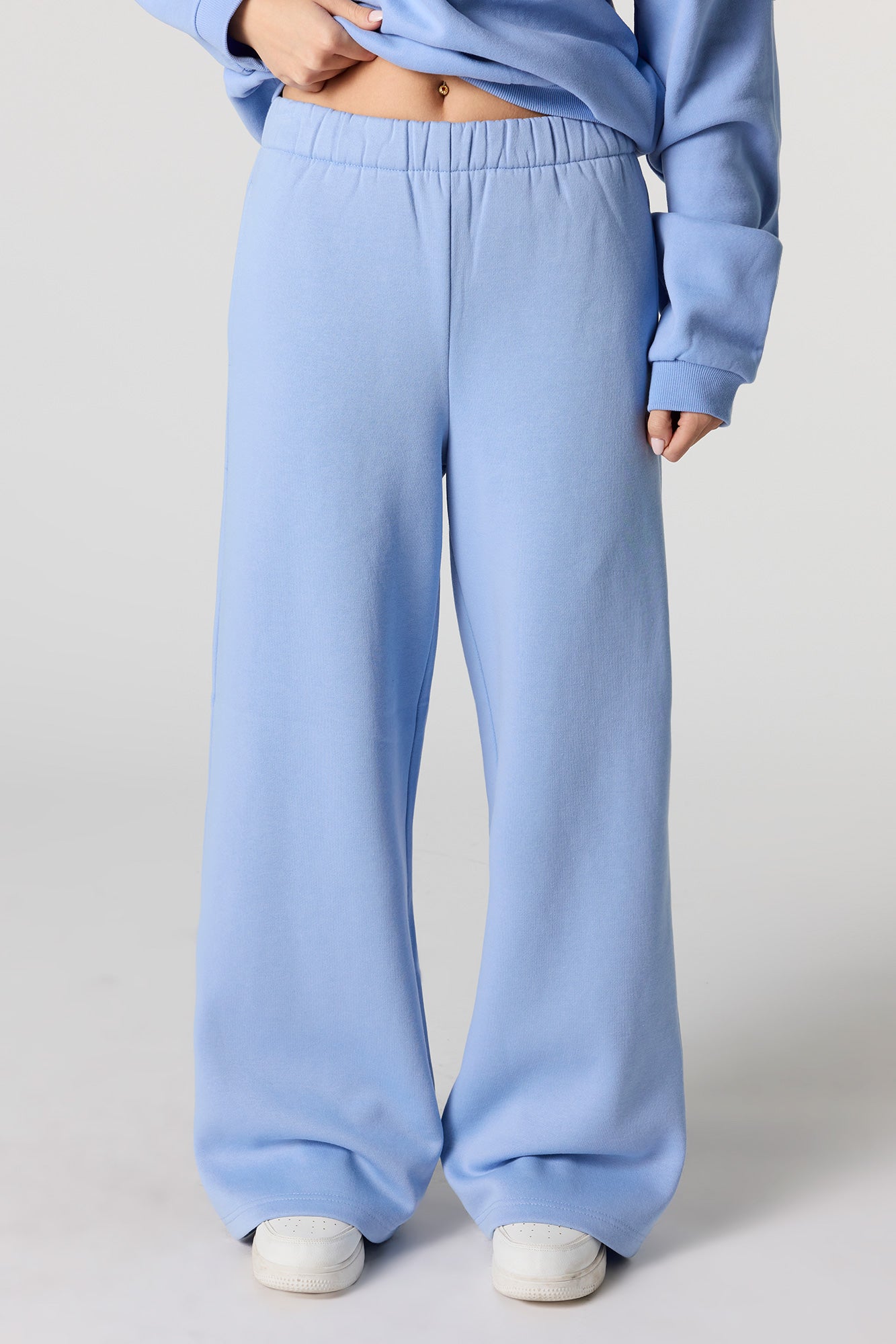 Wide Leg Fleece Sweatpant