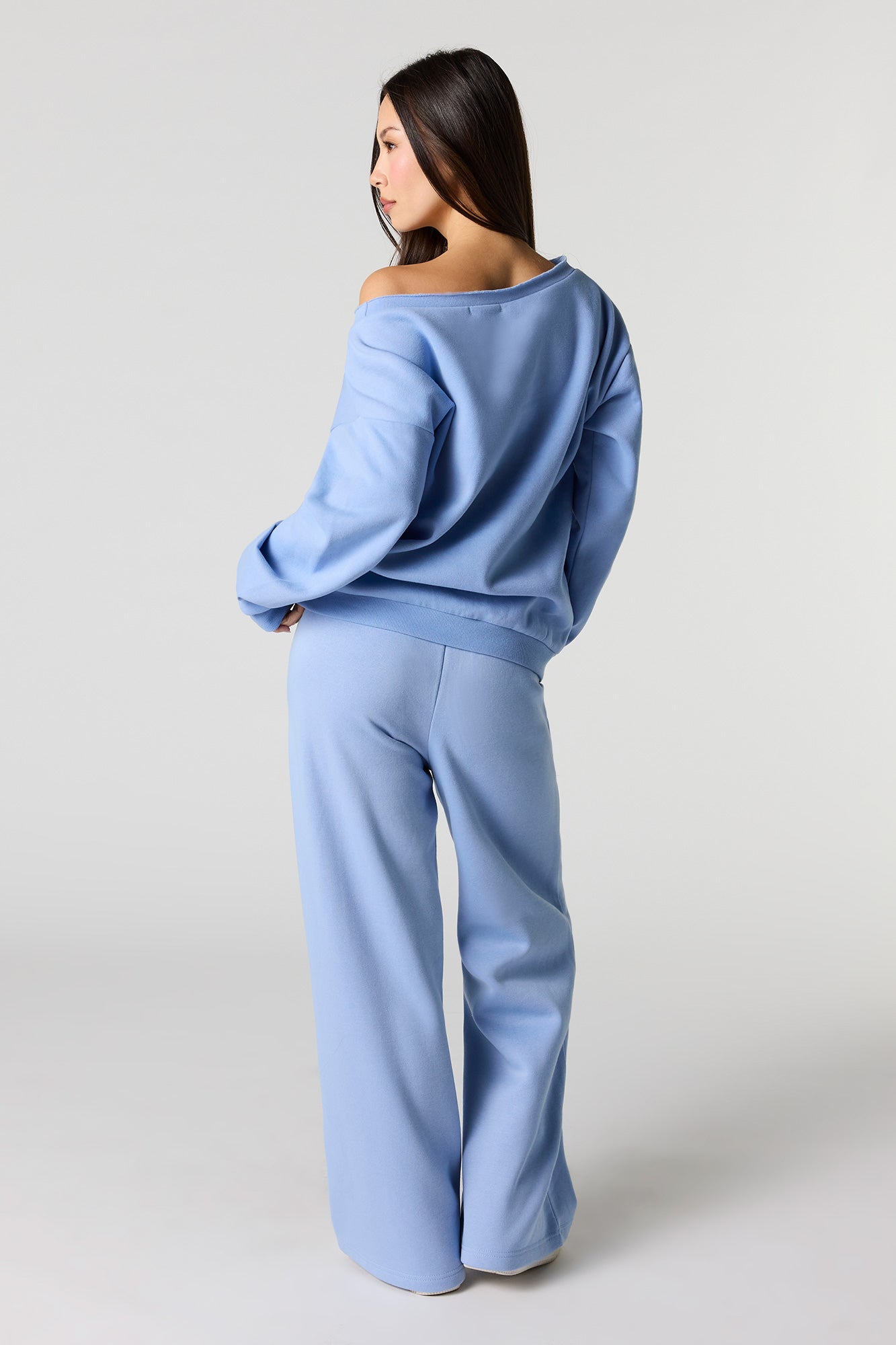 Wide Leg Fleece Sweatpant