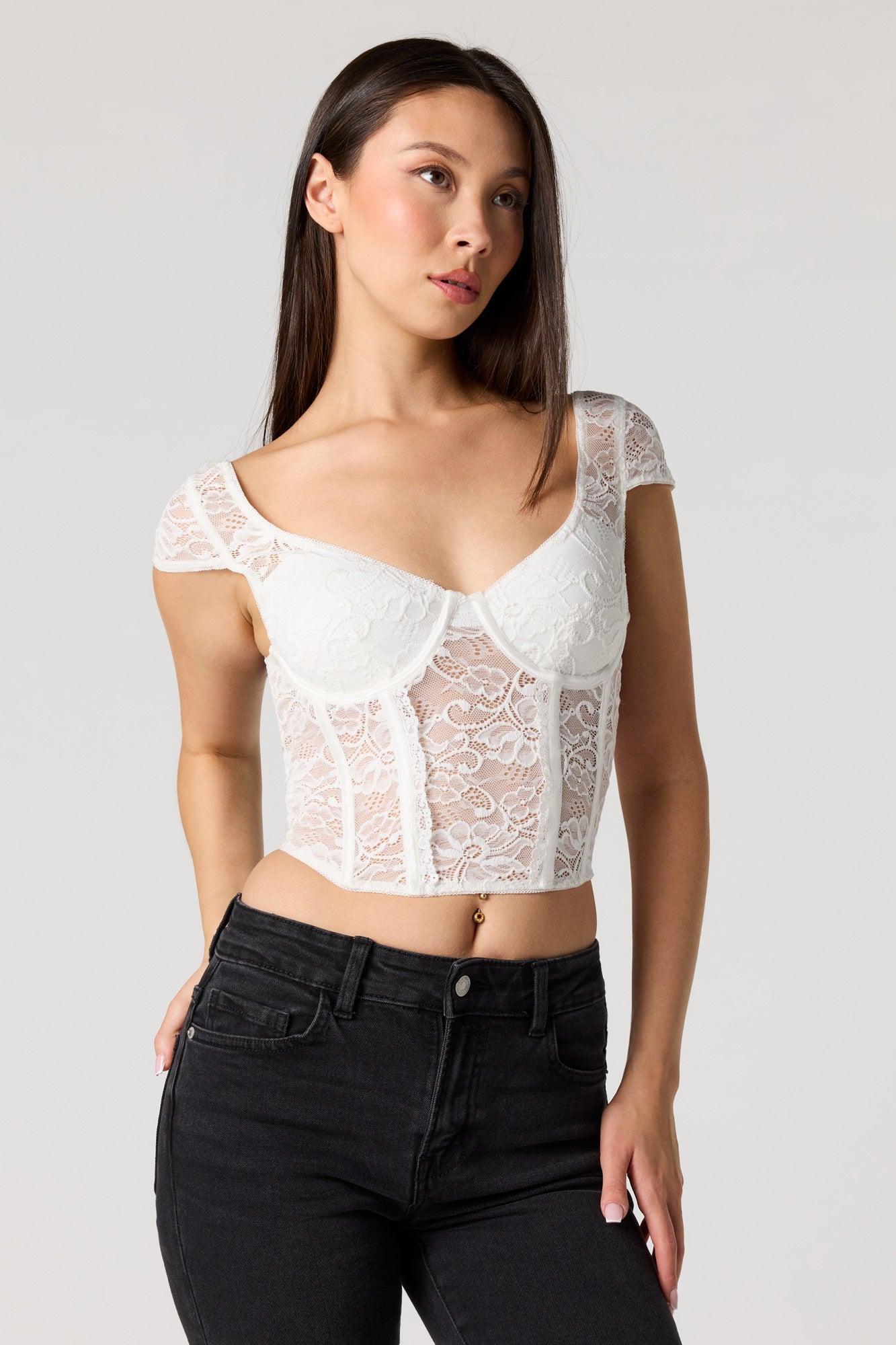 Lace Corset Top