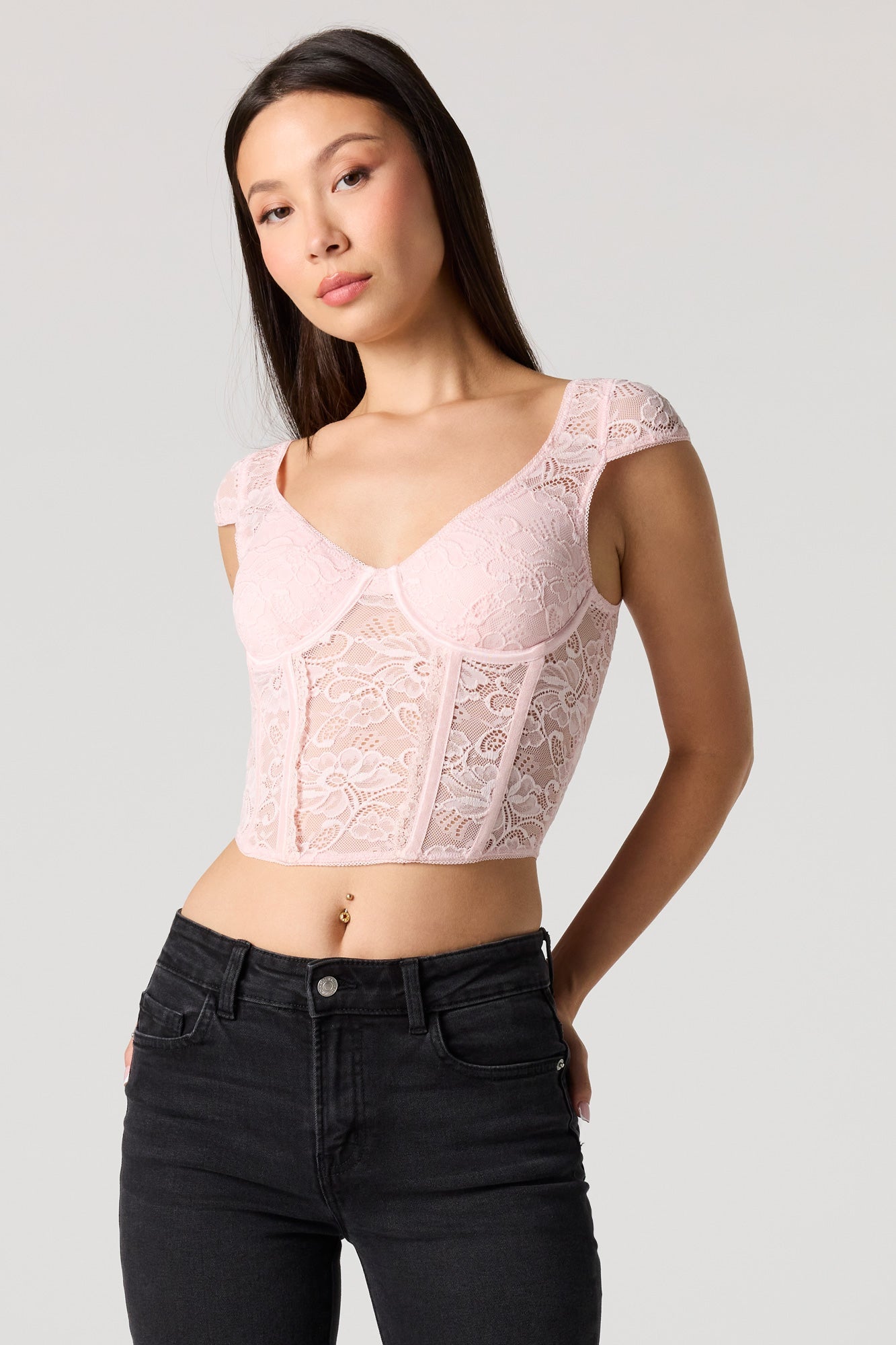 Lace Corset Top