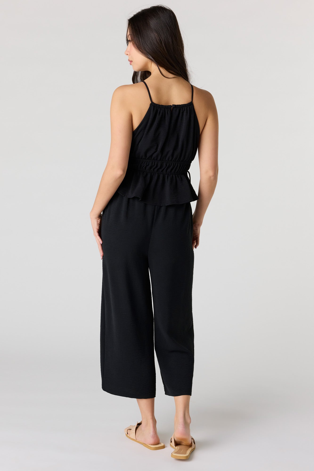 Flowy Wide Leg Capri