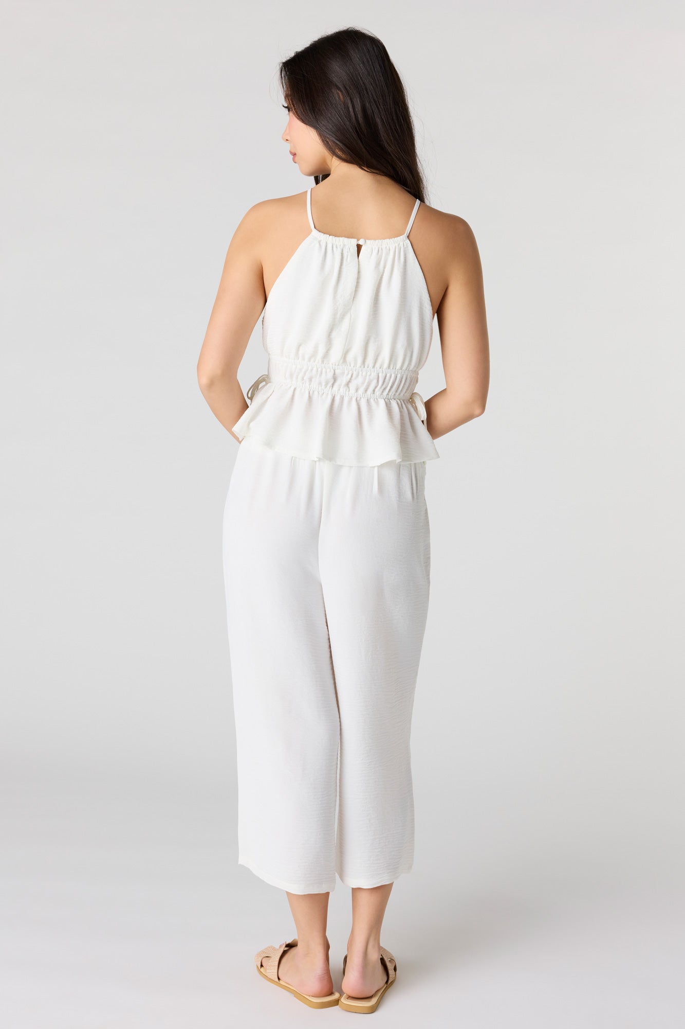 Flowy Wide Leg Capri