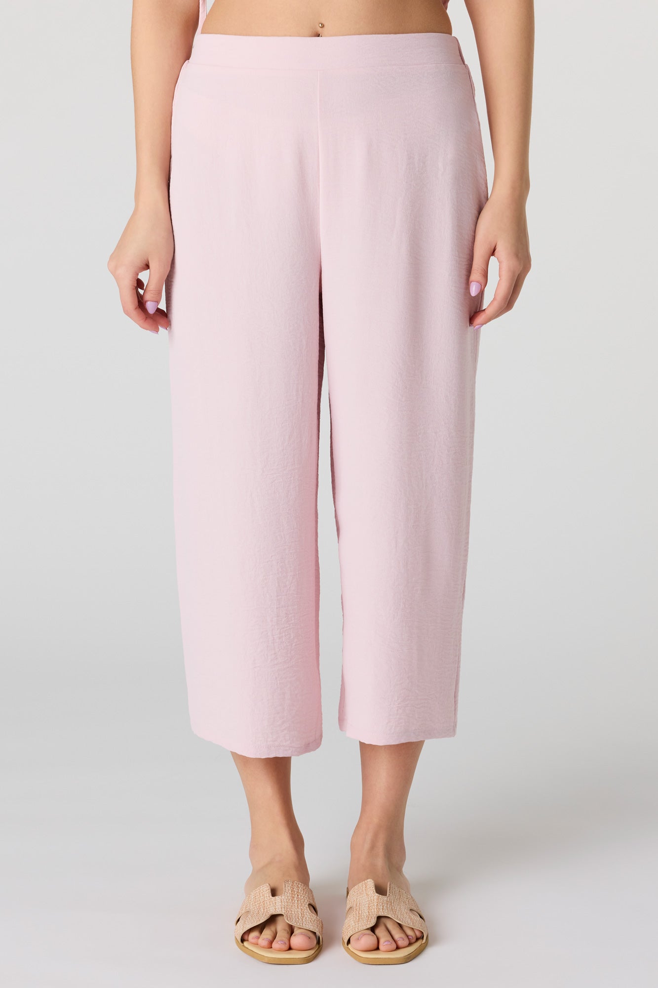 Flowy Wide Leg Capri