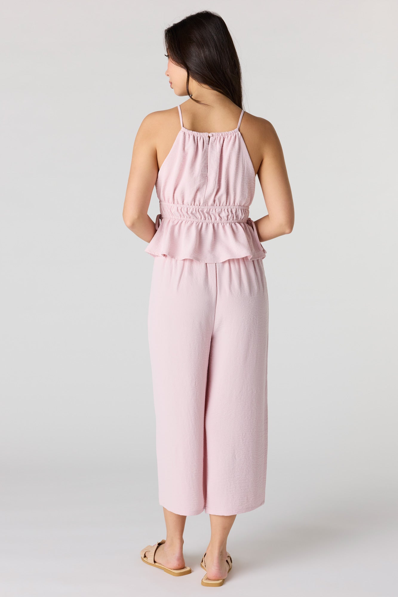 Flowy Wide Leg Capri