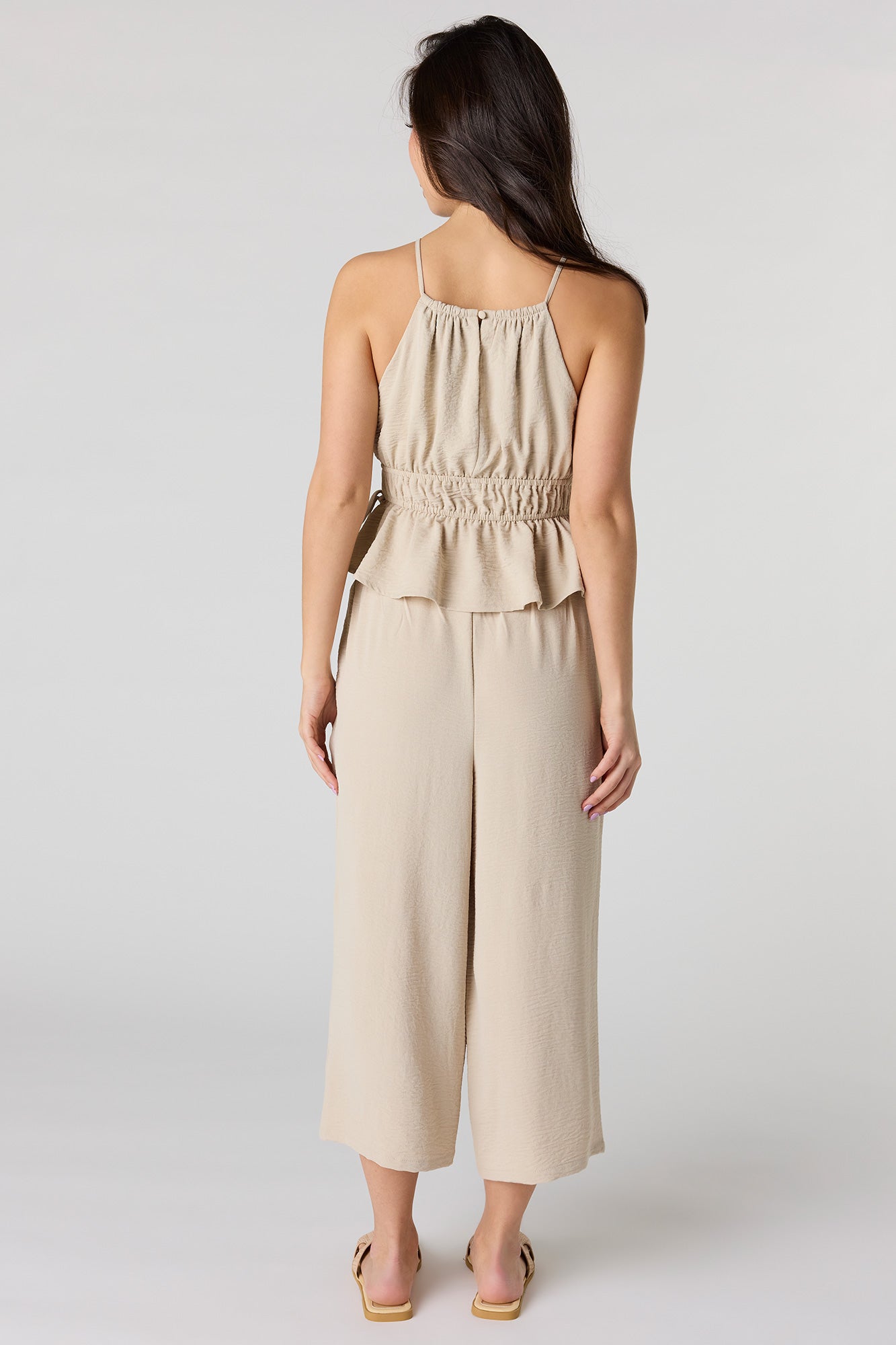 Flowy Wide Leg Capri