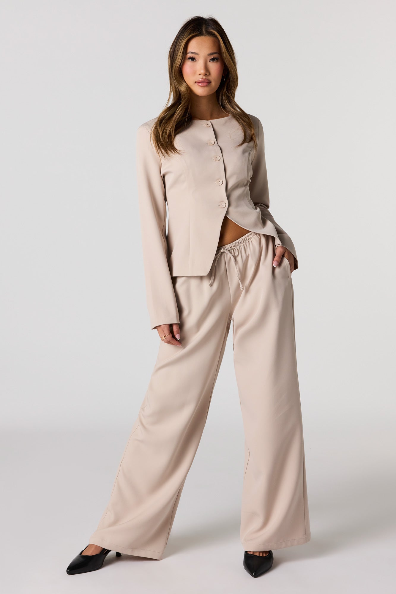 Drawstring Dress Pant