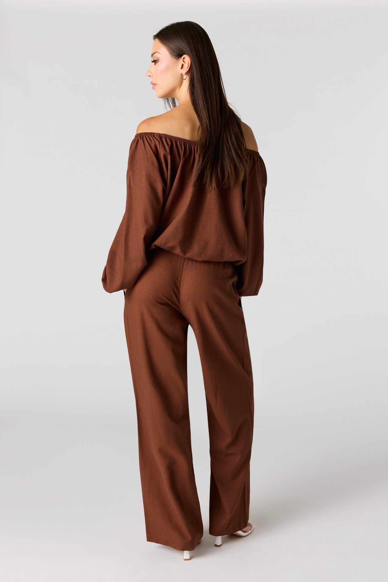 Linen-Blend Drawstring Pant