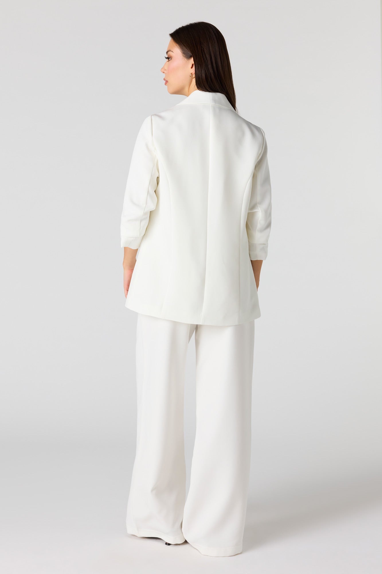 Crepe Wide Leg Dress Pant