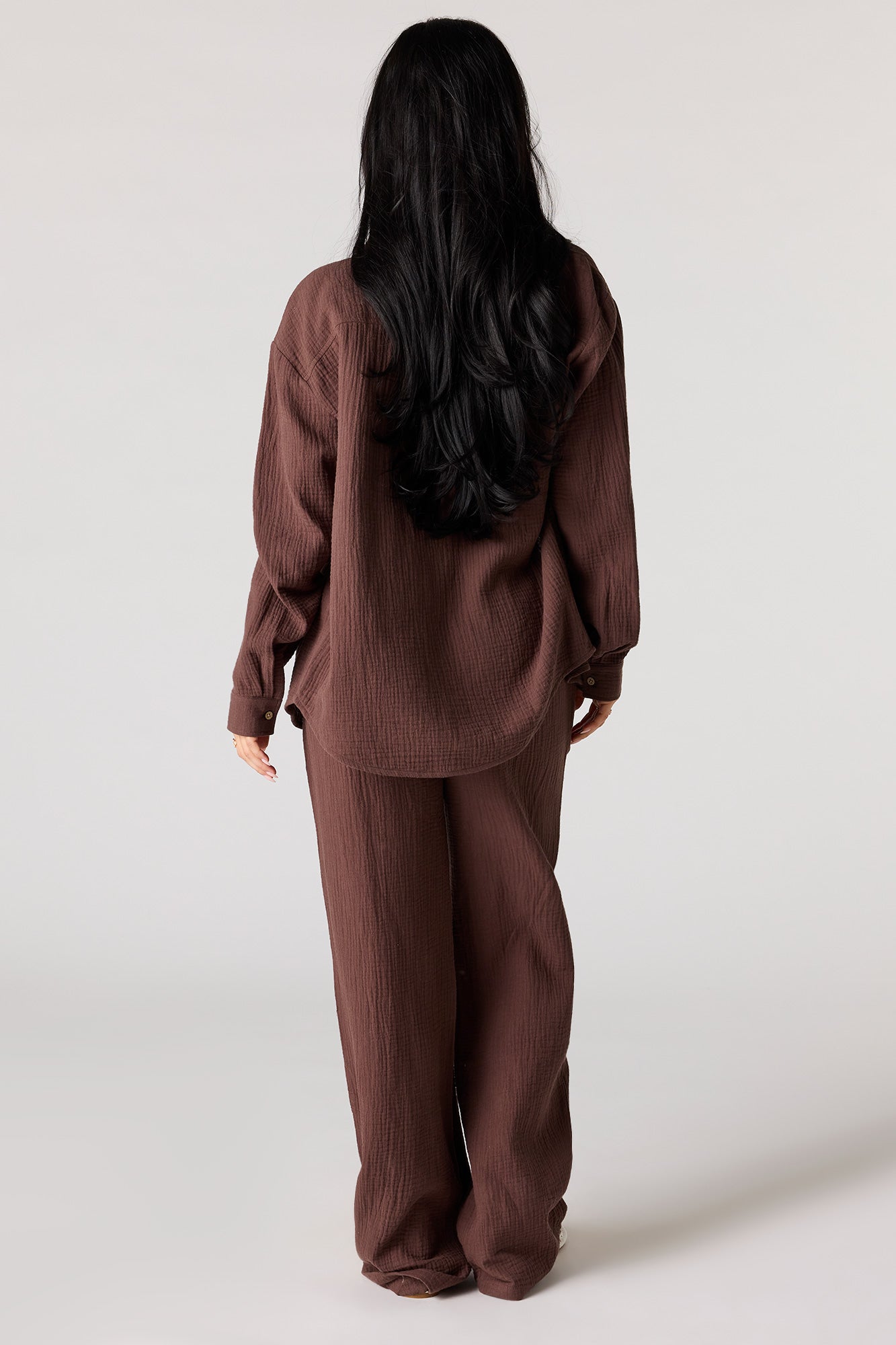 Crinkled Drawstring Pant