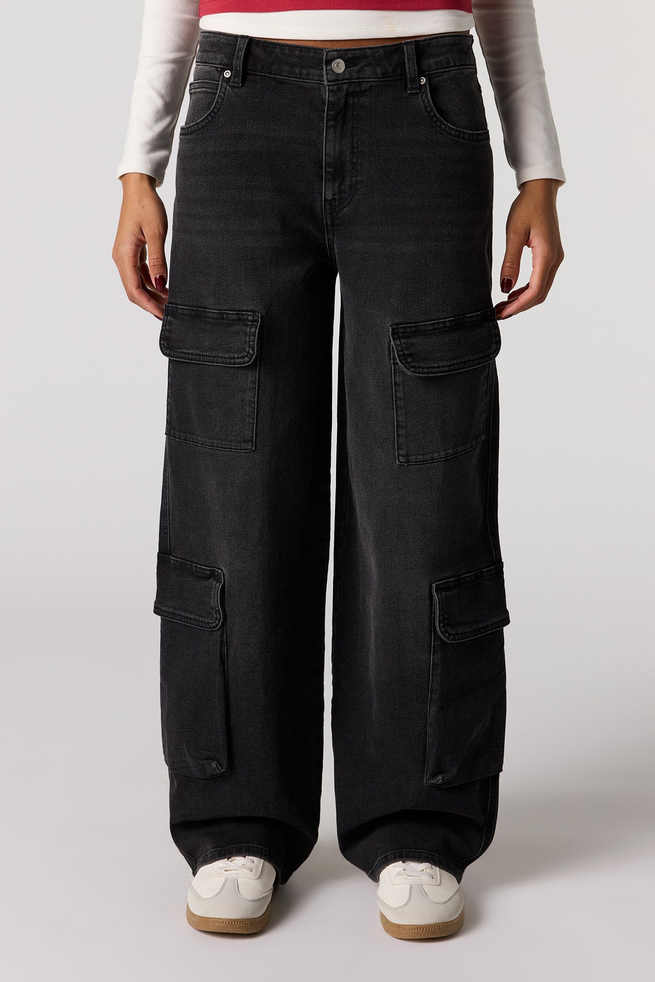 Low Rise Baggy Cargo Jean