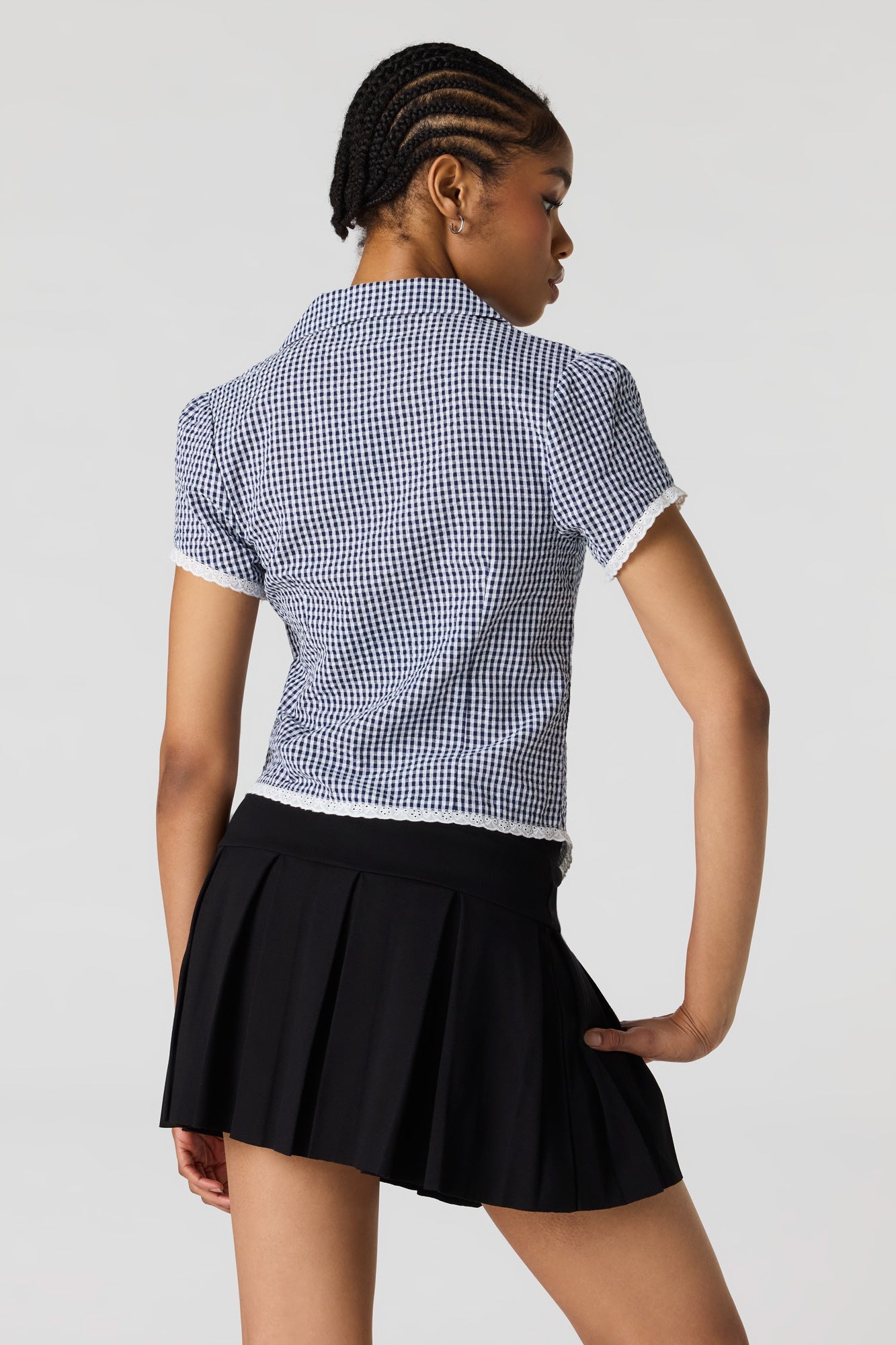 Pleated Mini Skort