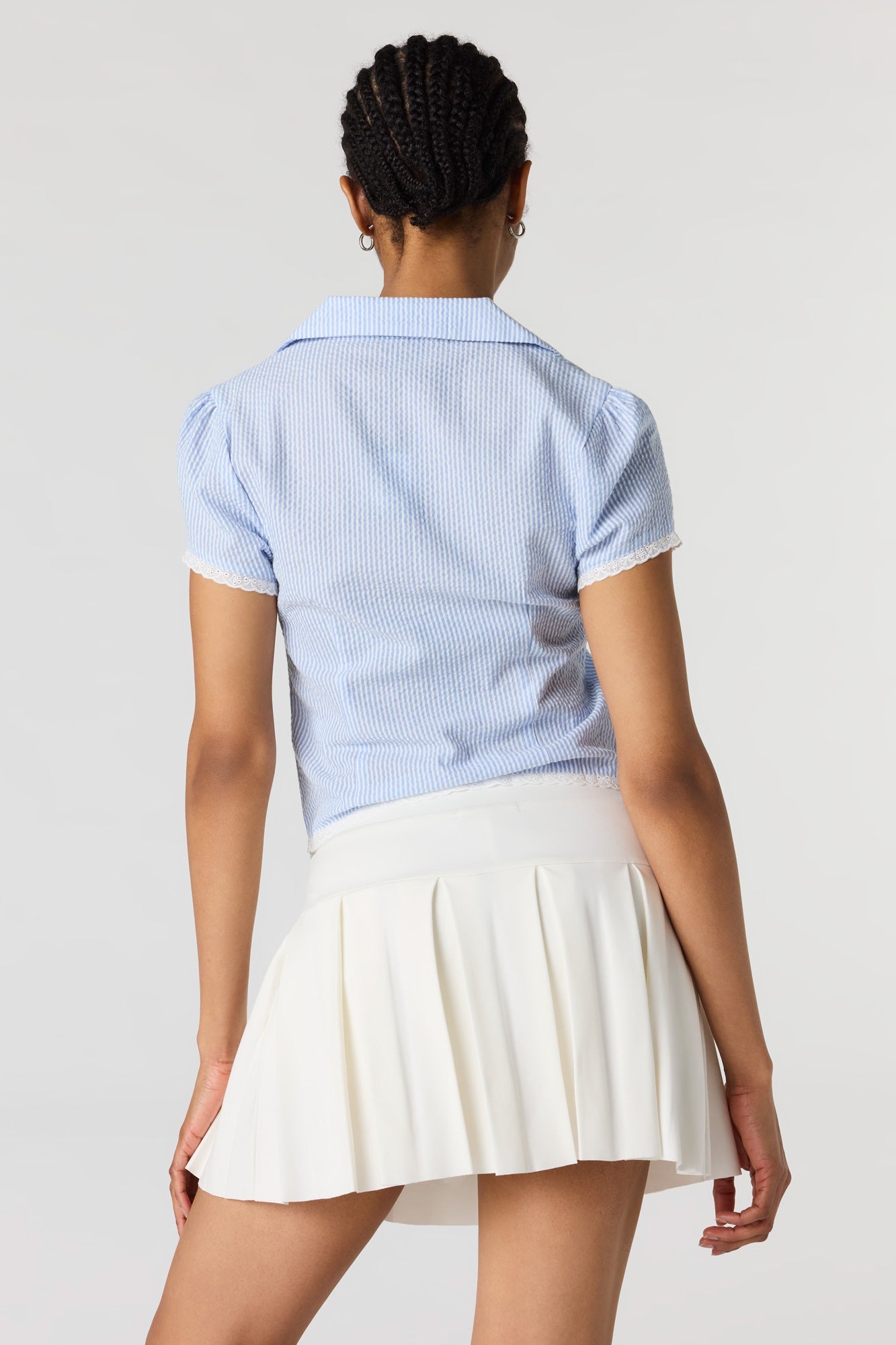 Pleated Mini Skort
