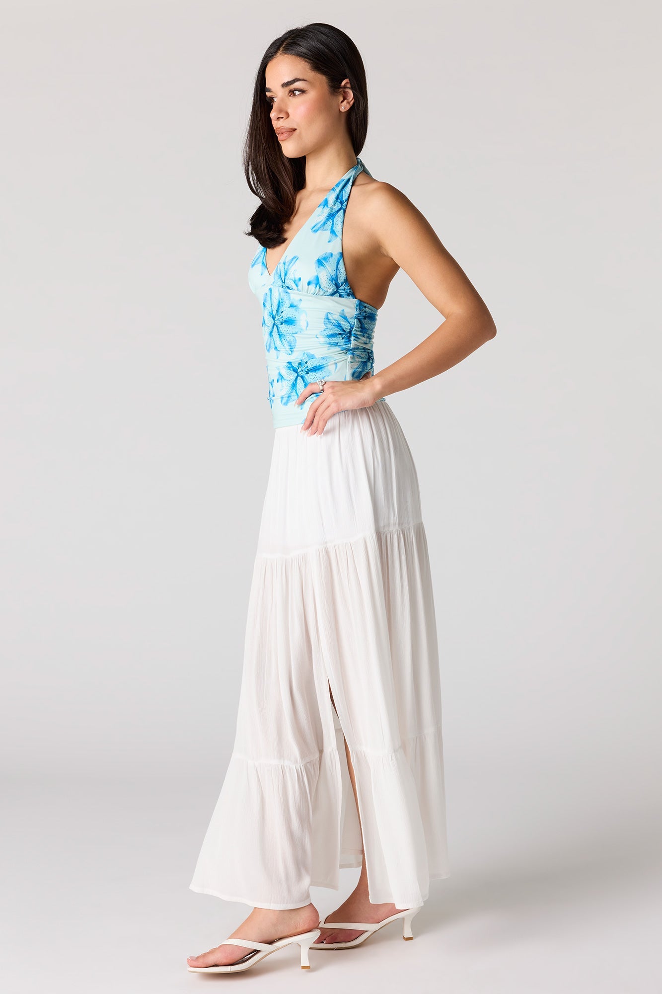 Tiered Maxi Skirt