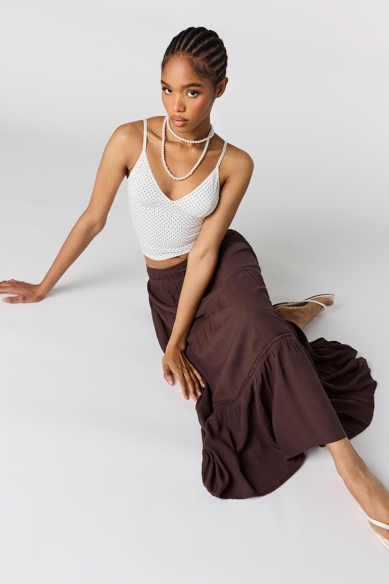Tiered Maxi Skirt