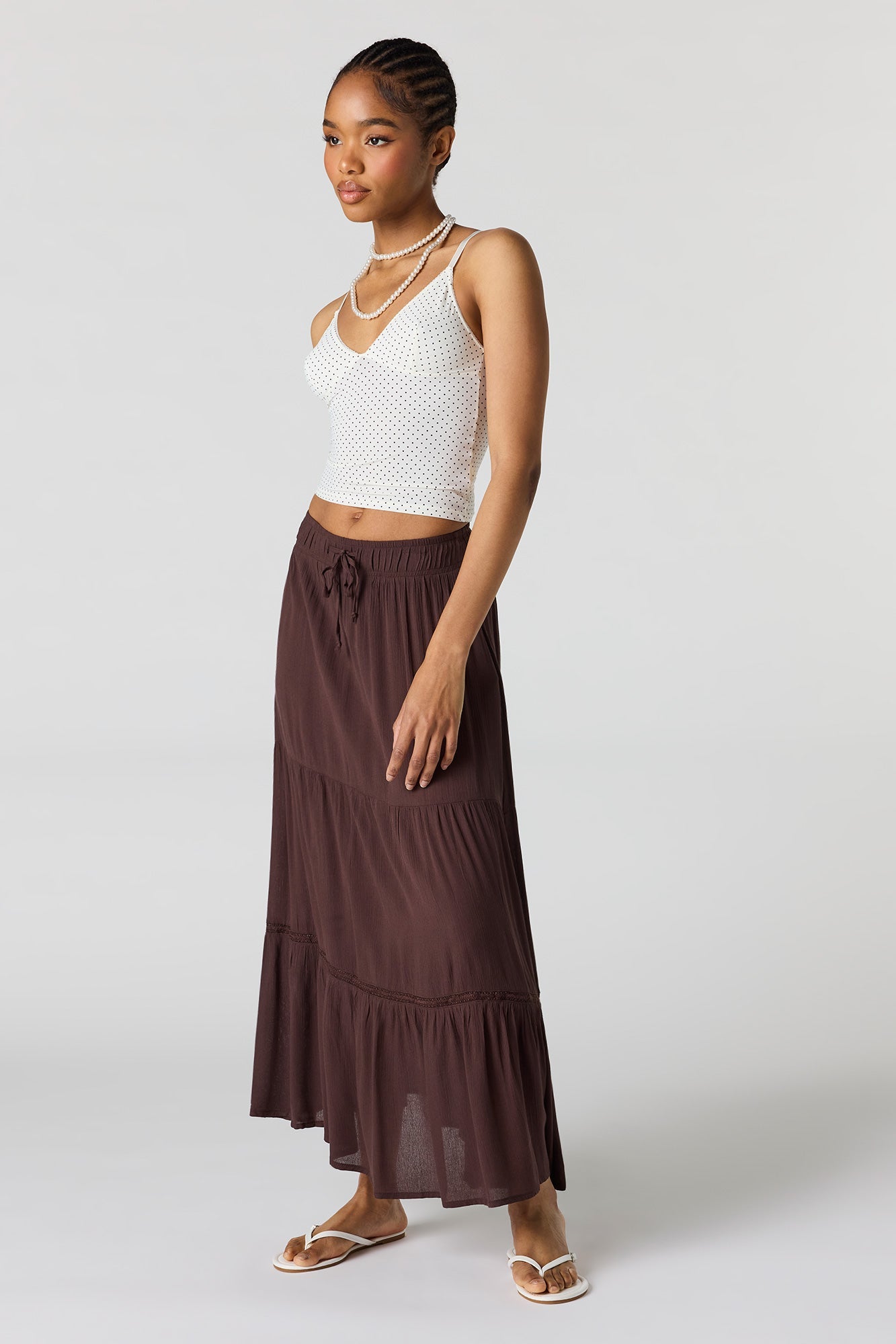 Tiered Maxi Skirt