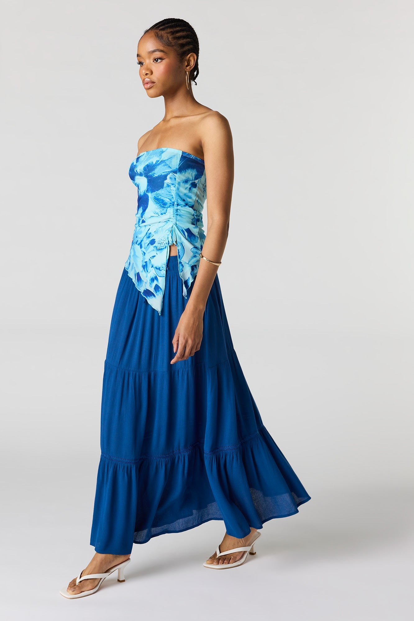 Tiered Maxi Skirt
