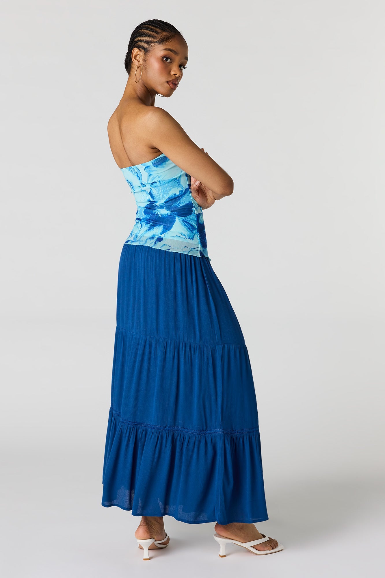 Tiered Maxi Skirt