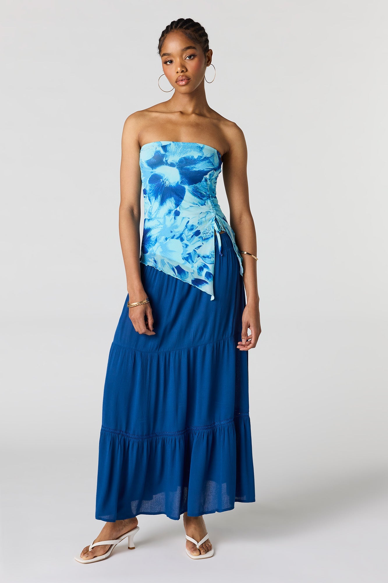 Tiered Maxi Skirt
