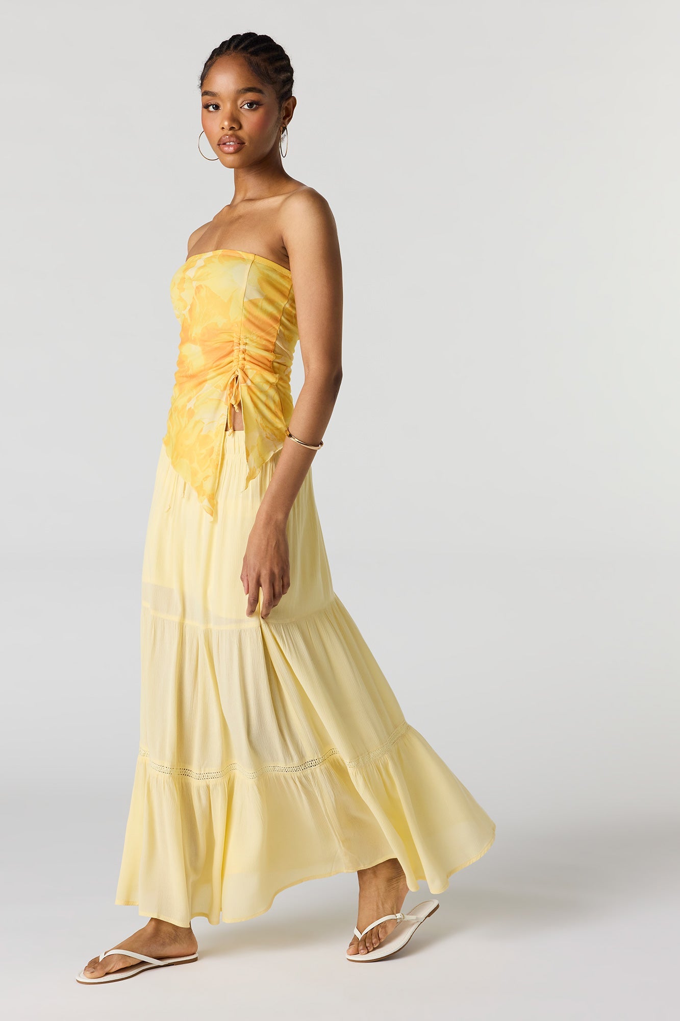 Tiered Maxi Skirt