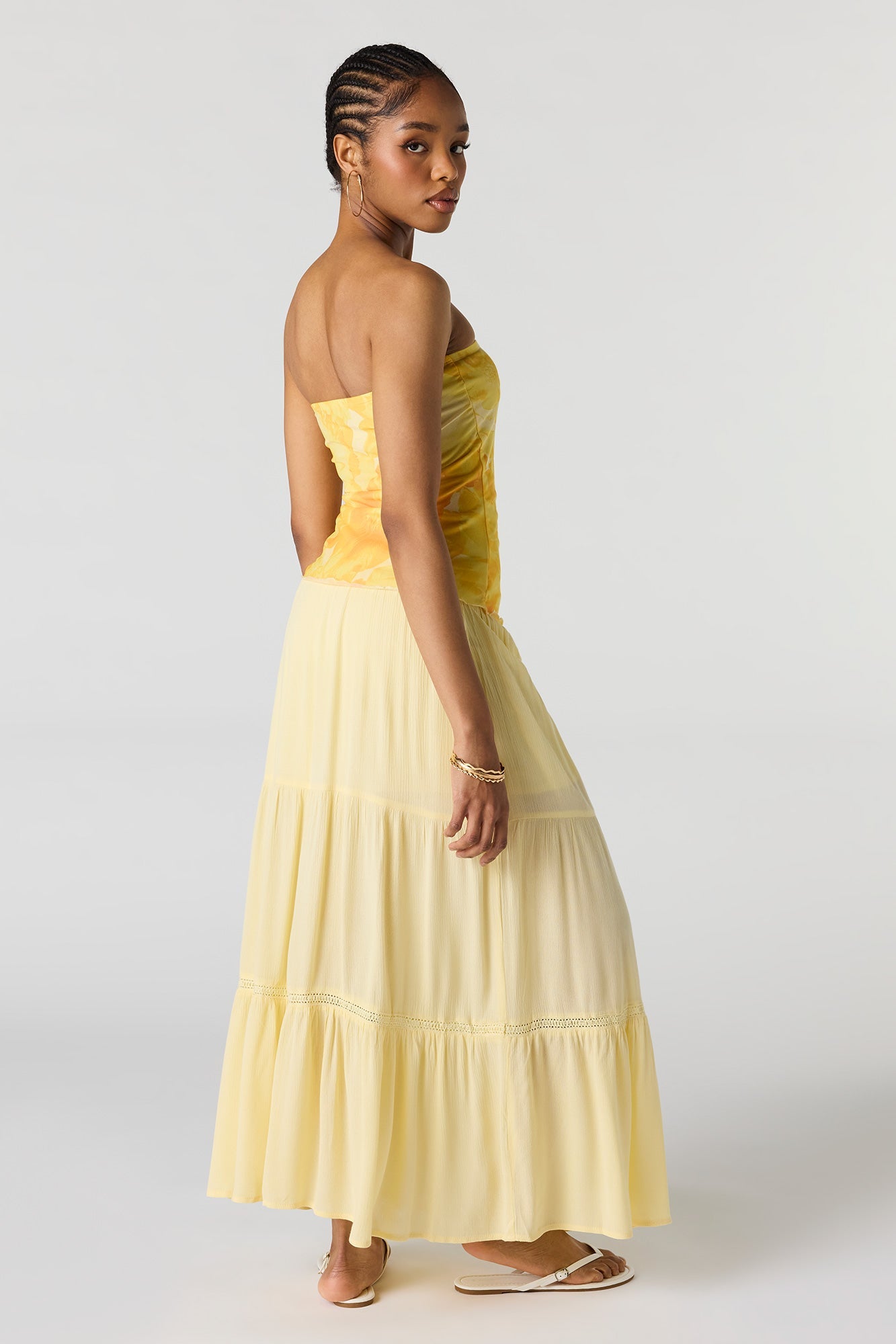 Tiered Maxi Skirt