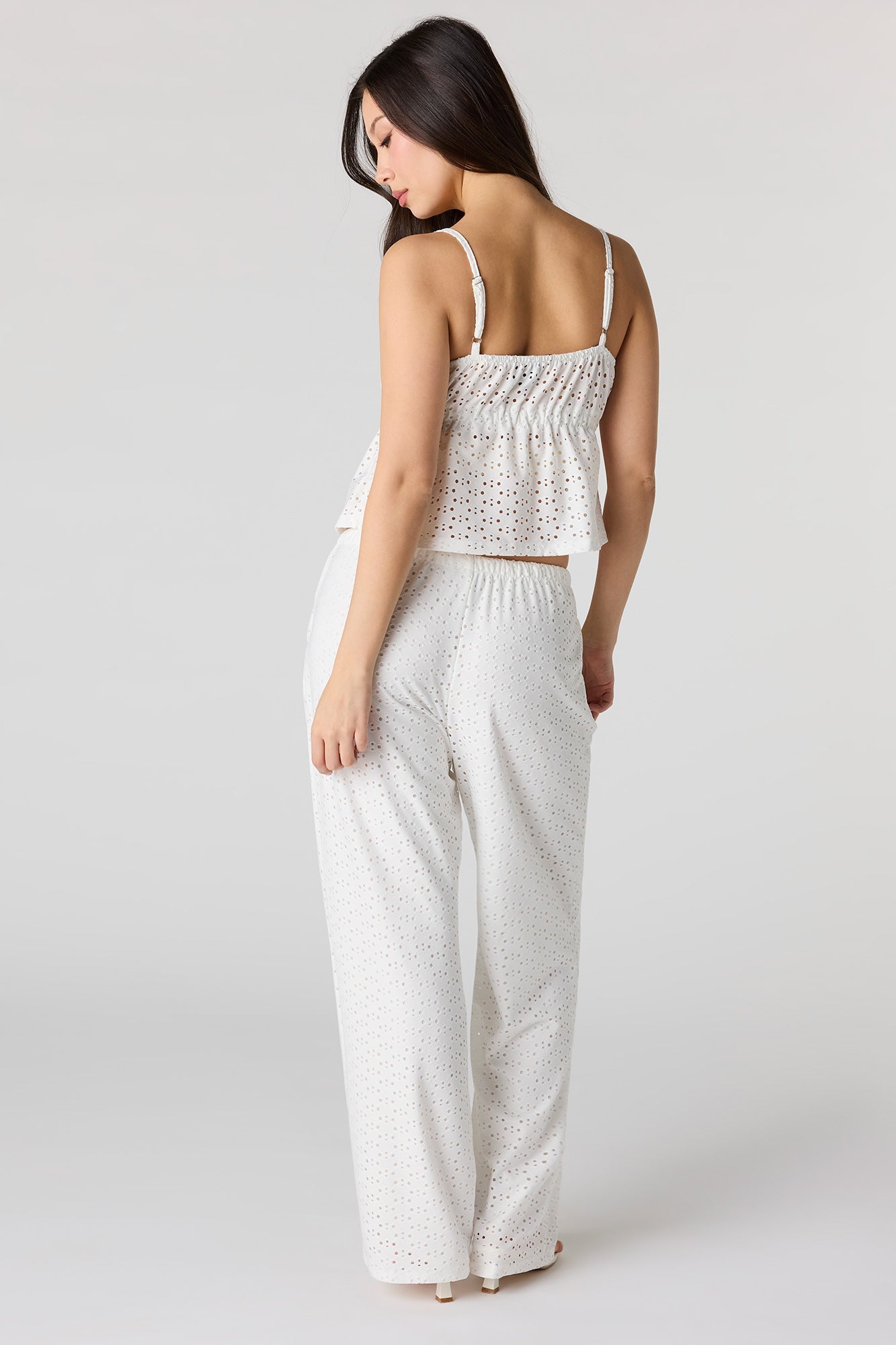 Eyelet Relaxed Pant