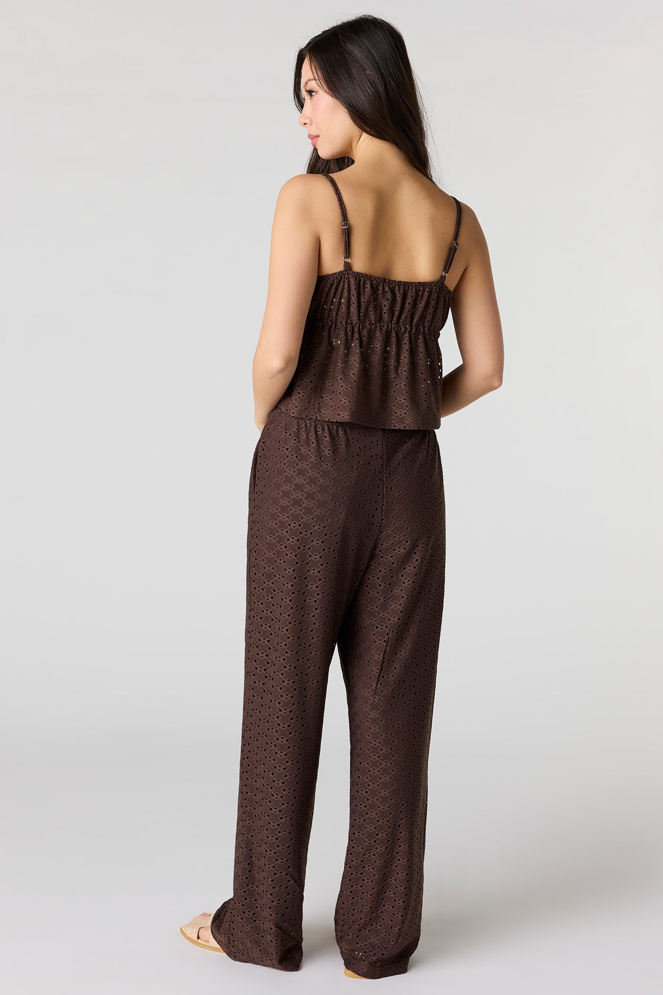 Eyelet Relaxed Pant