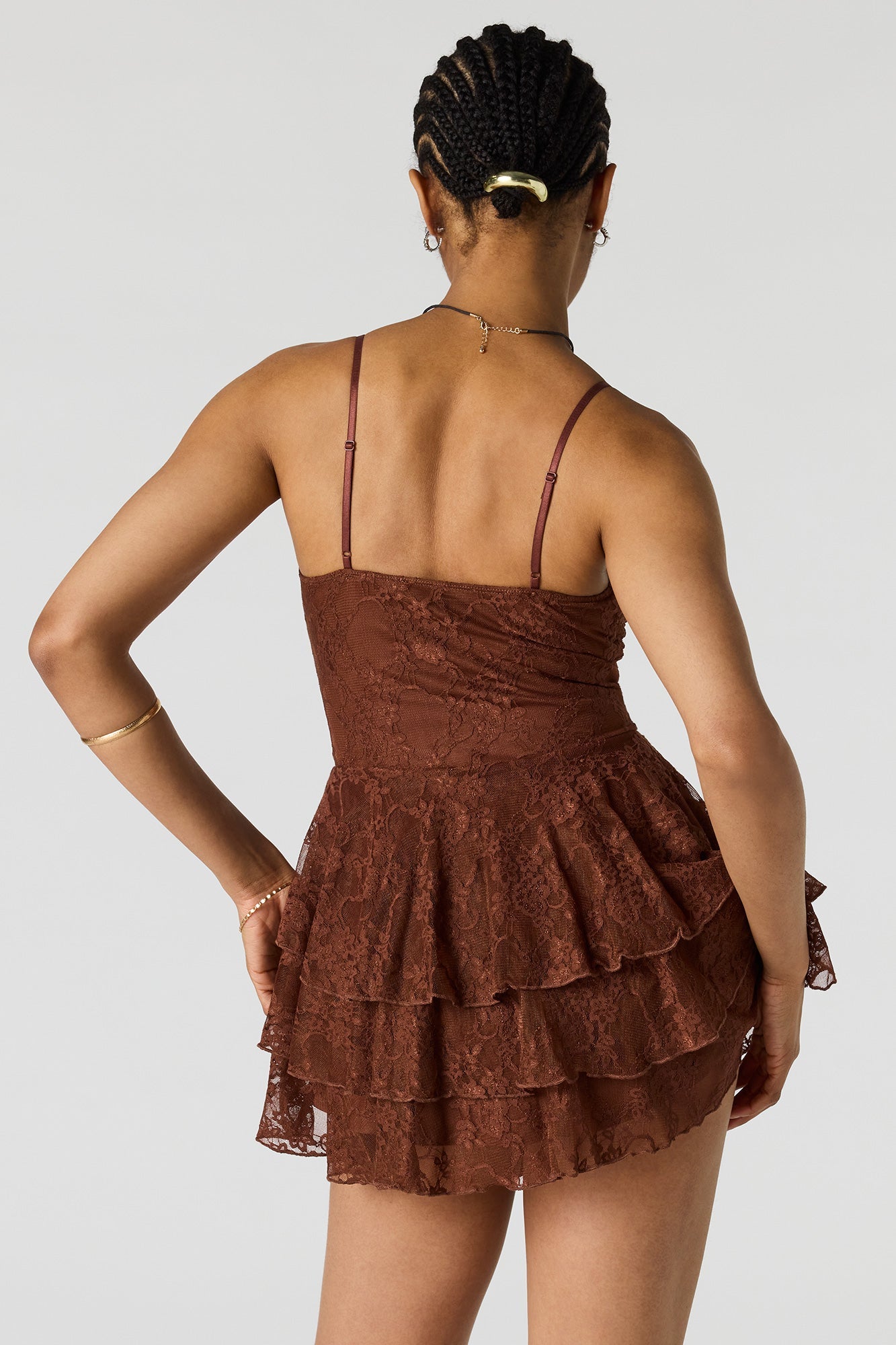 Tiered Lace Romper