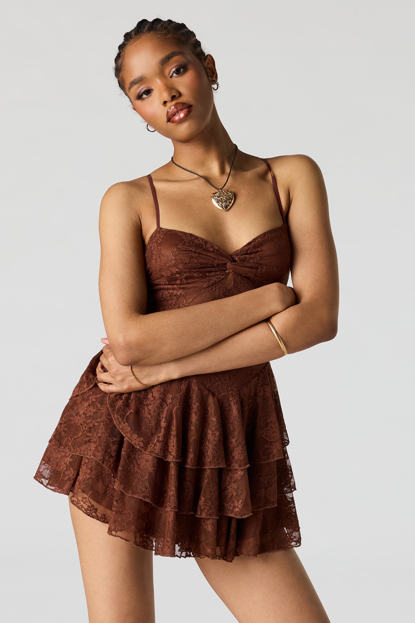 Tiered Lace Romper
